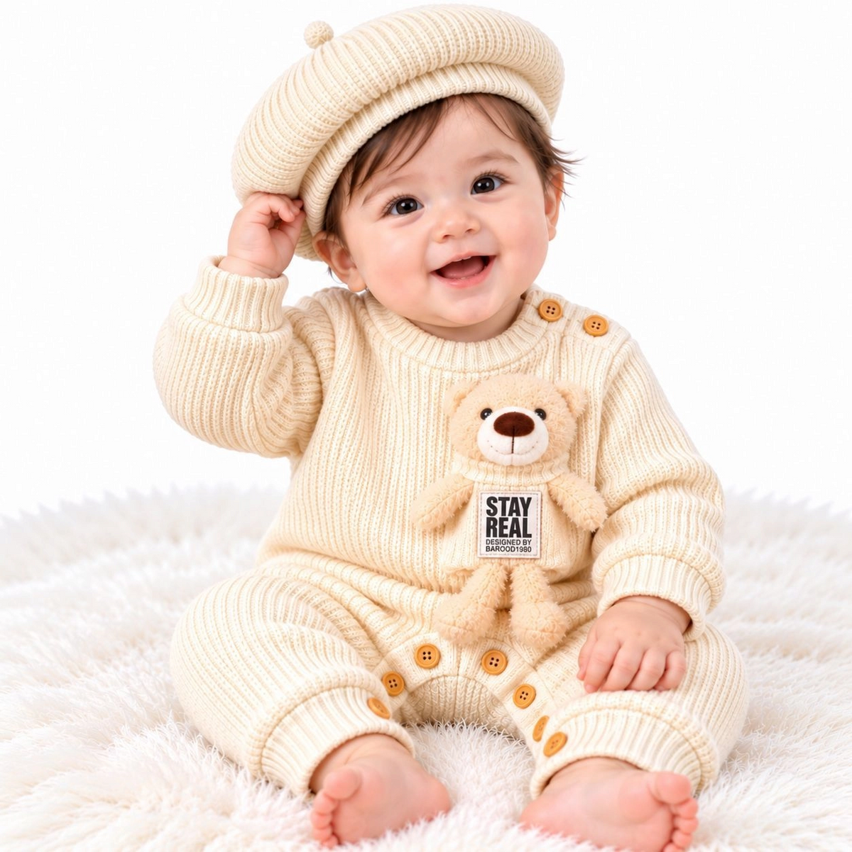Imported Woolen Baby Rompers