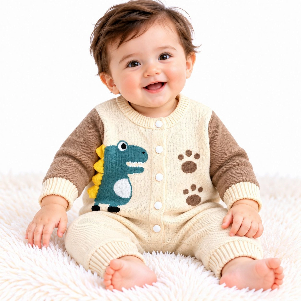 Imported Woolen Baby Rompers
