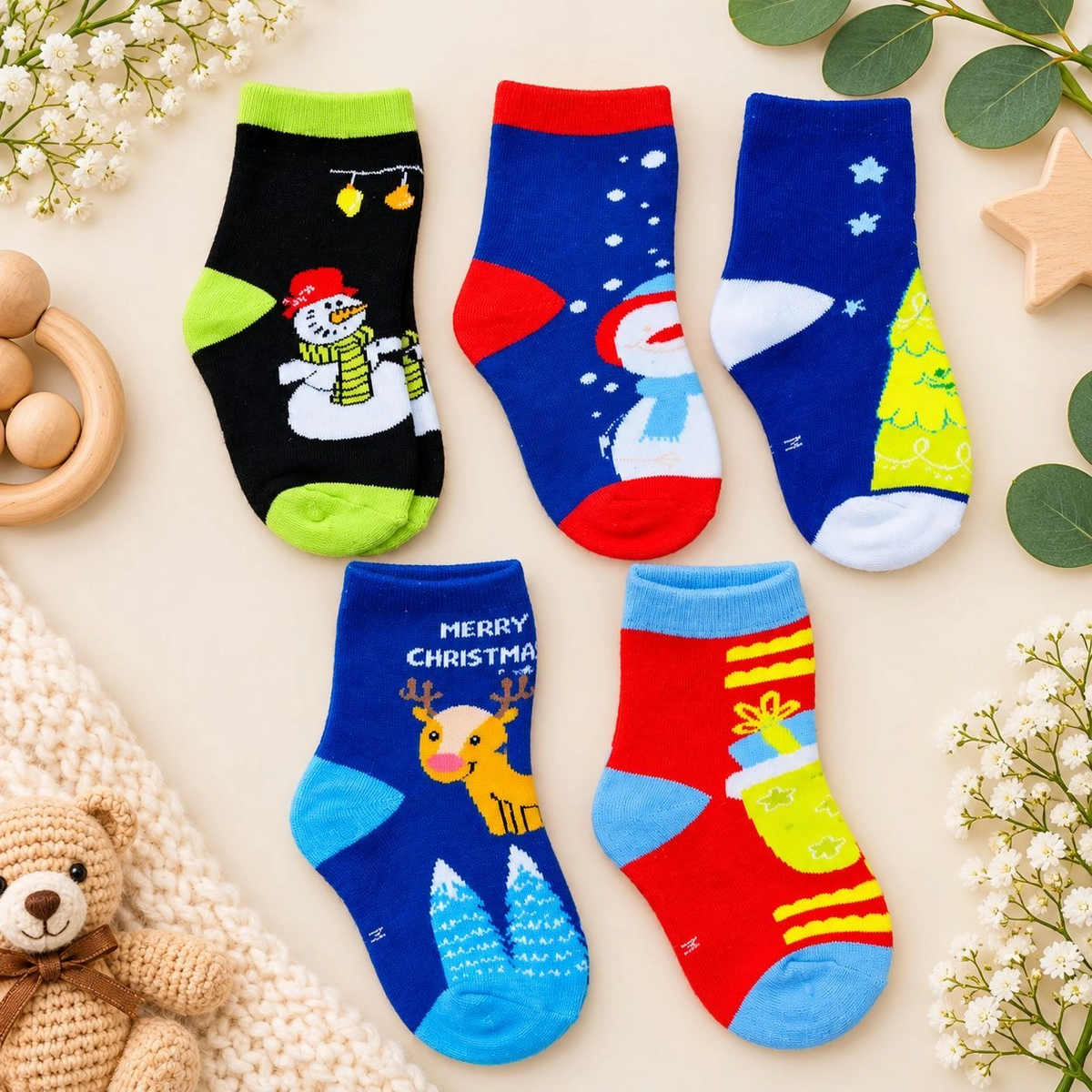 Kids socks 5 in 1 (2-5 years)