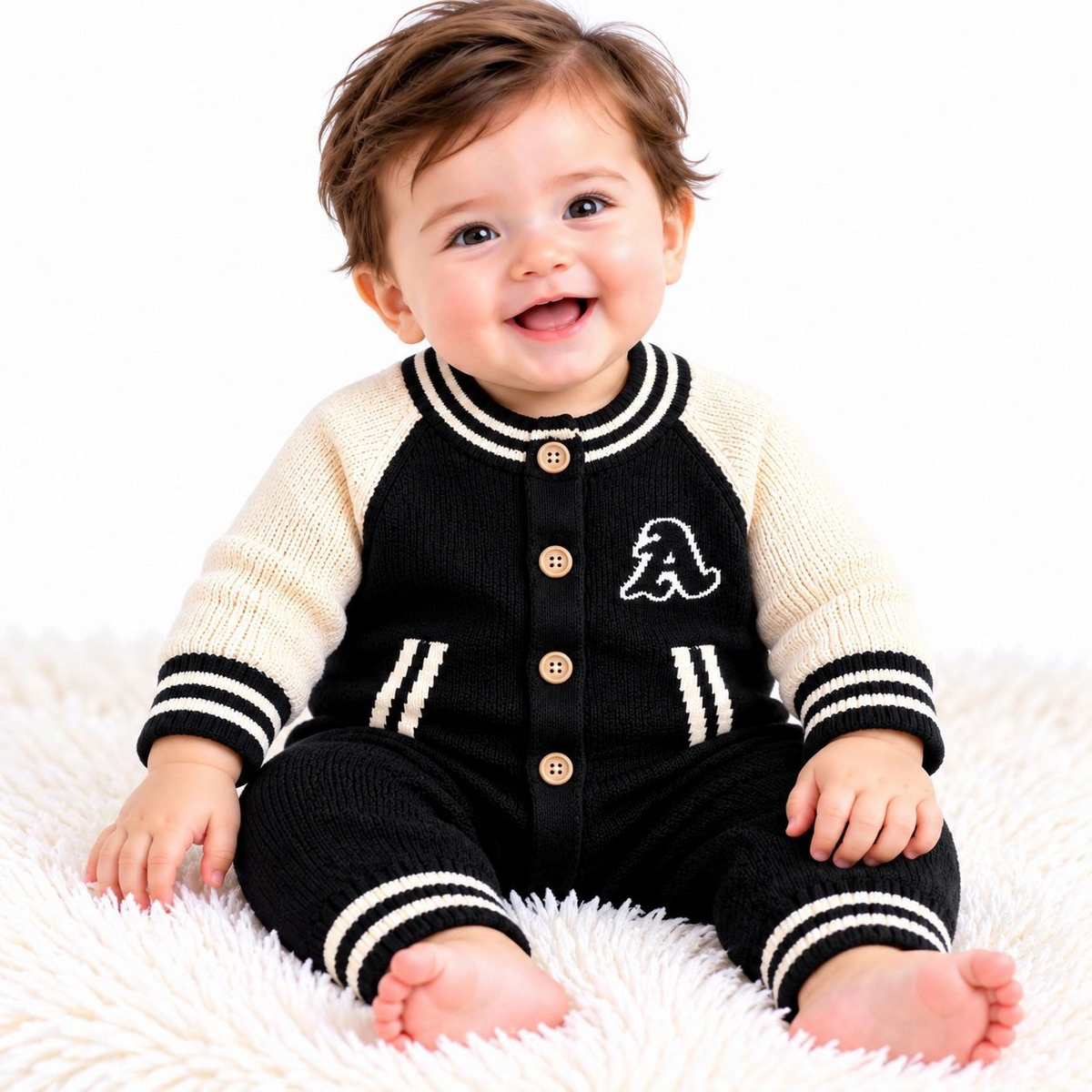 Imported Woolen Baby Rompers