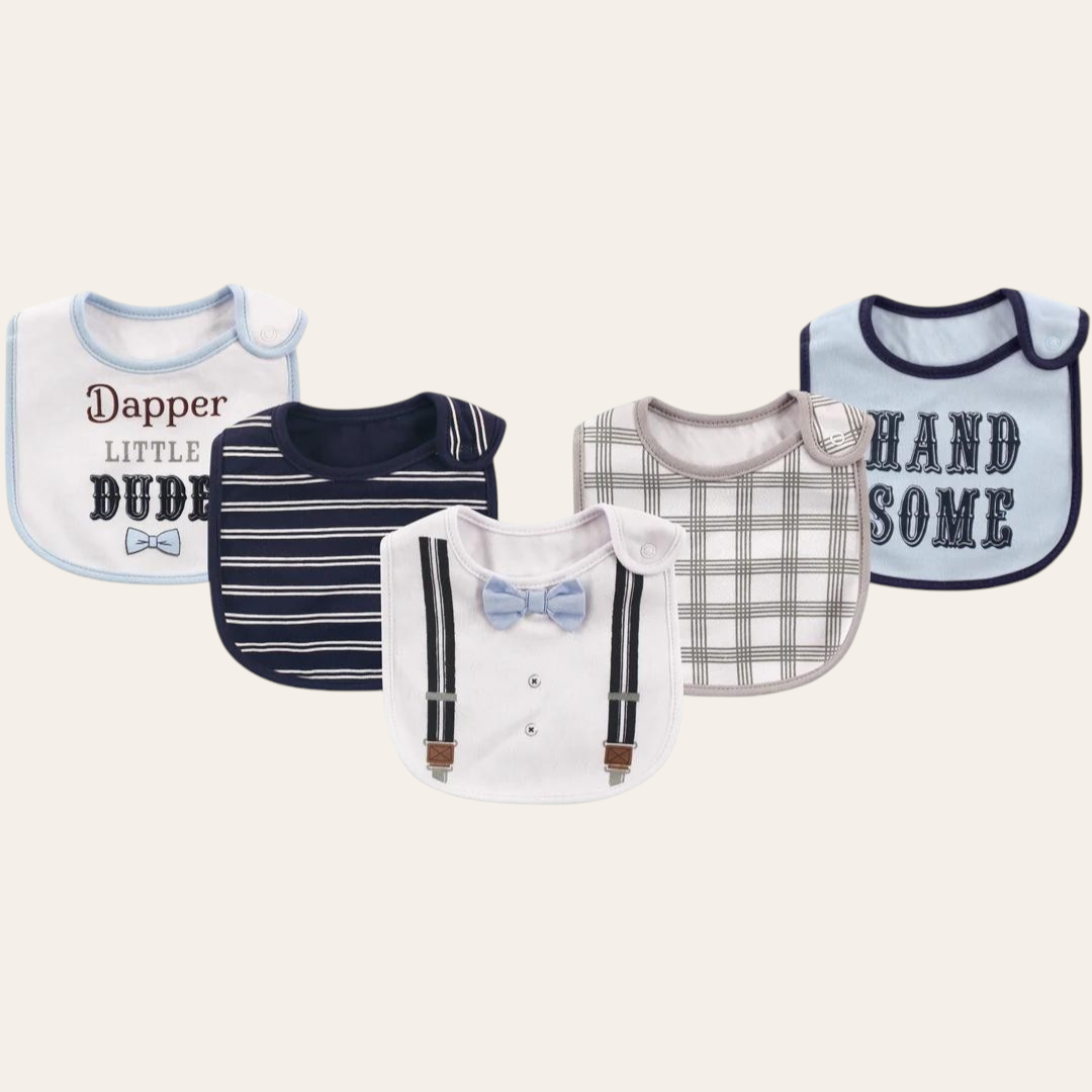 Hudson Branded Fancy Baby Bibs โ Pack of 5
Product Features:
๐ผ Premium Quality: Hudson-branded pack of 5 fancy bibs for stylish and functional baby care.
๐ฆ๐ง Unisex Designs: Suitable for both baby boys and girls with versatile and adorable patterns.
๐ Soft & Comfortable: Crafted with gentle materials, ensuring your babyโs comfort during feeding time.
๐งผ Easy to Clean: Machine washable and durable for daily use.
๐ Perfect Gift Idea: A thoughtful and essential addition to any baby care collection.