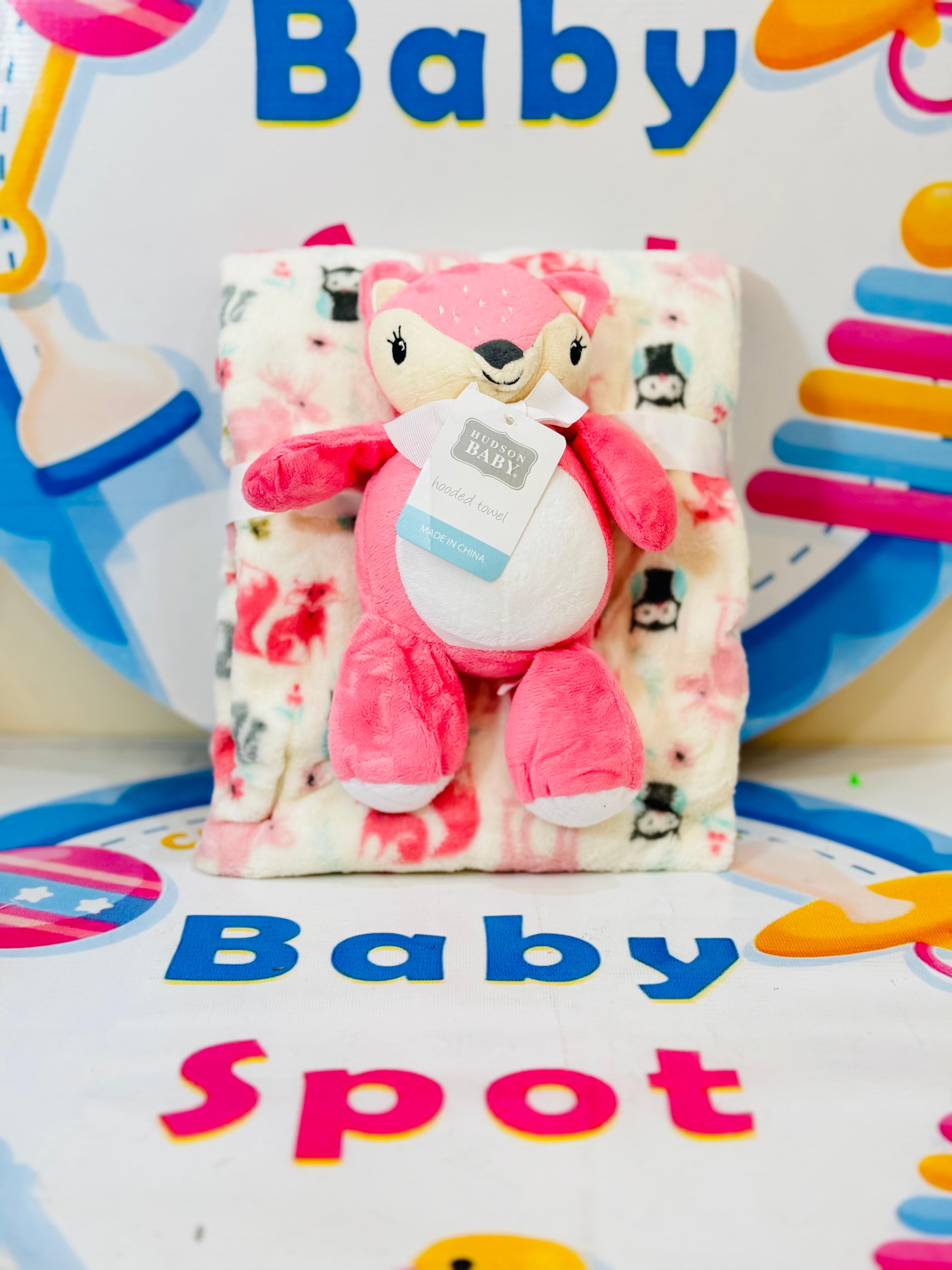 Hudson Branded Premium Range Baby Blanket with Stuffed Toy
🛏️ Soft & Cozy: Premium-quality baby blanket made with ultra-soft material for ultimate comfort.
🧸 Adorable Combo: Comes with a cute stuffed toy to keep your baby entertained and cozy.
🌟 Premium Brand: Trusted Hudson brand, ensuring quality and style for your little one.
🎨 Charming Design: Beautiful and practical for naps, cuddles, or travel.
🎁 Perfect Gift: An ideal present for baby showers, newborns, or special occasions.
⏳ Delivery Ti
