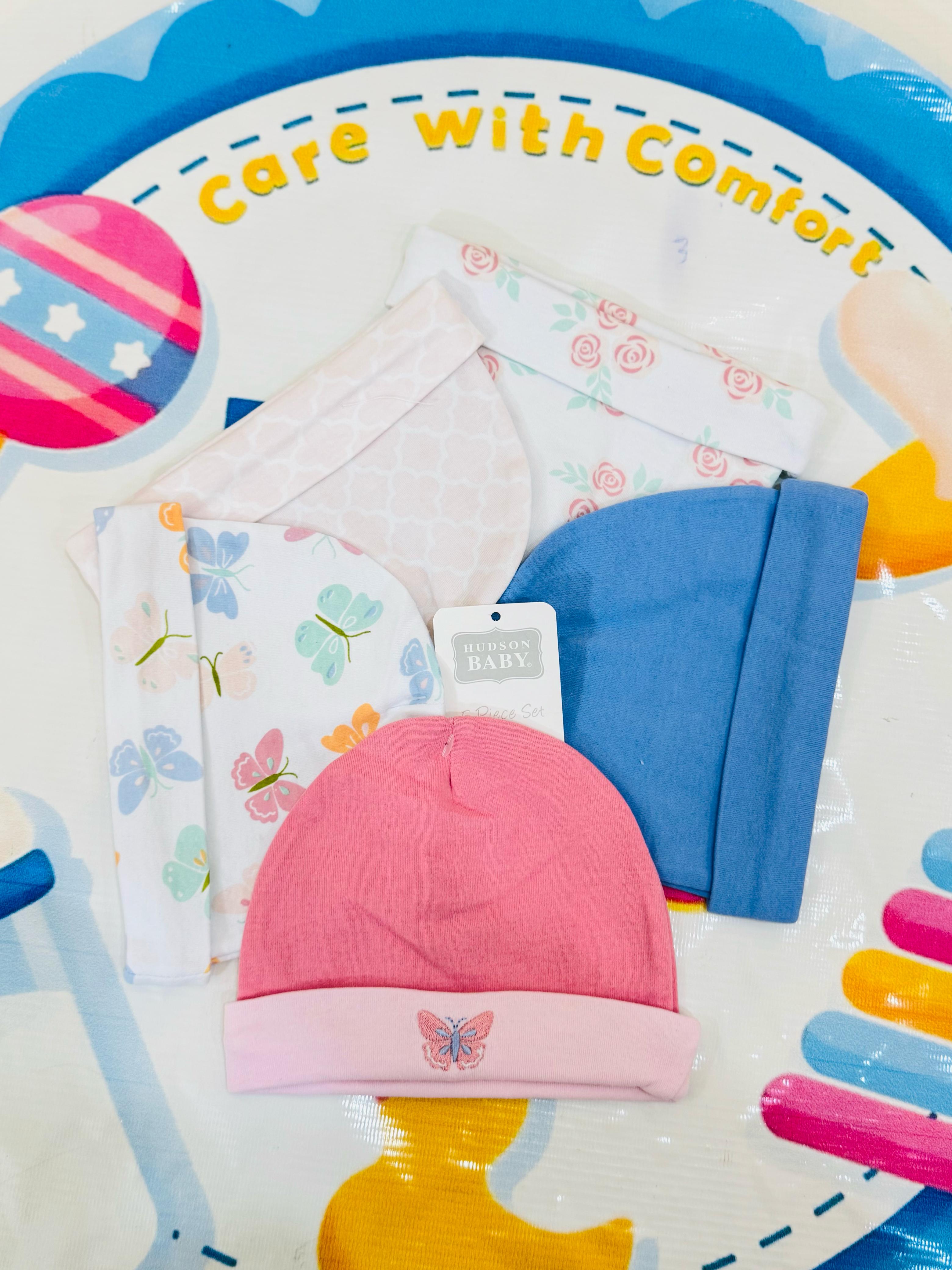 Imported Baby Summer Caps – Pack of 5 | Unisex Collection