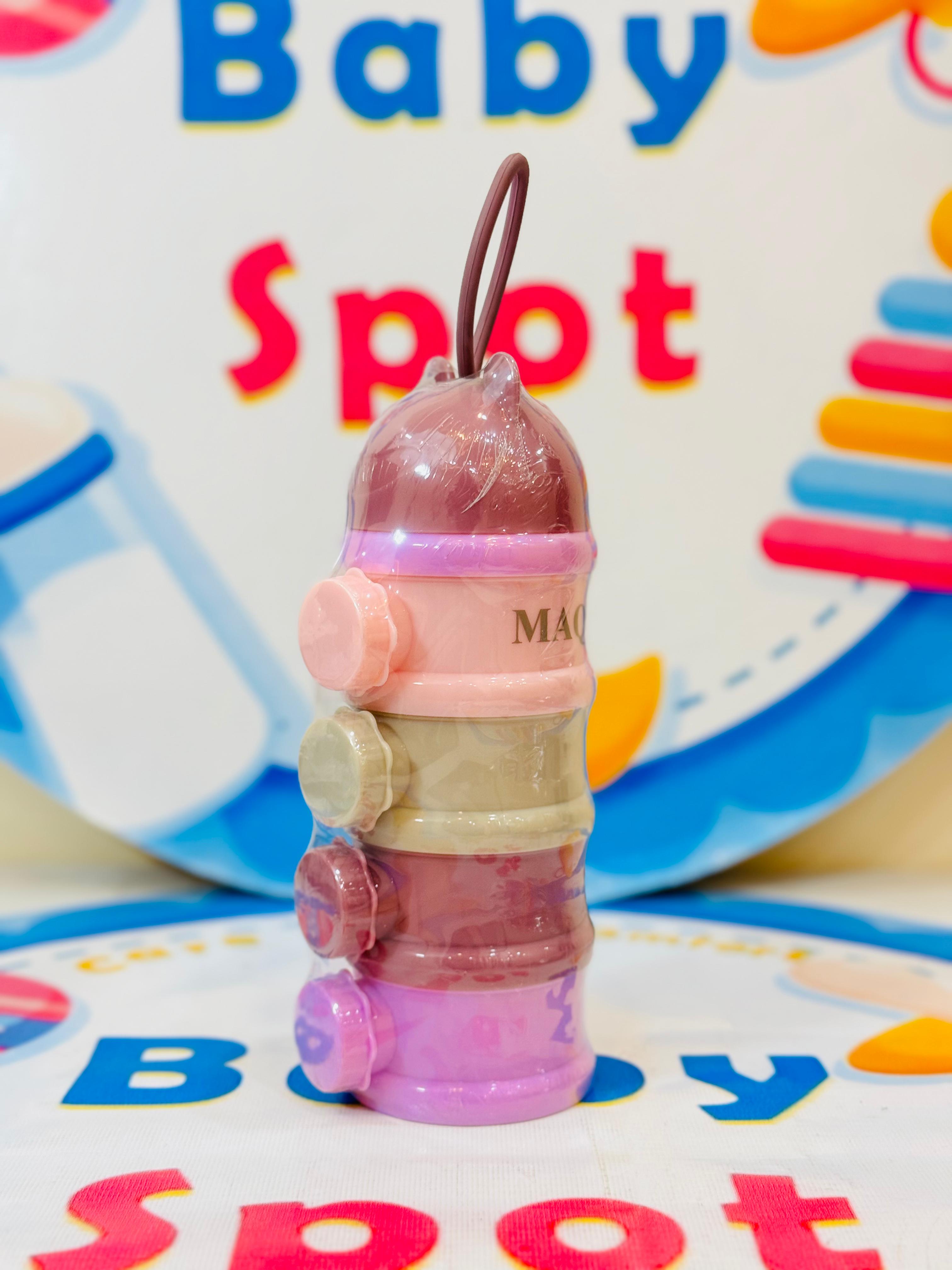 Convenient Baby 3-4 Layers Milk Powder/Cereal Containers
🍼 Say goodbye to messy feeding times with our Baby Milk Powder & Cereal Containers—perfect for organized and on-the-go parents!
Product Features:
✅ 3-4 Stackable Layers: Separate compartments for milk powder, cereal, or snacks.
✅ Compact & Portable: Easy to carry for travel and outings.
✅ BPA-Free Material: Safe for your baby’s health.
✅ Leak-Proof Design: Keeps contents fresh and secure.
✅ Multiple Colors Available: Choose your favorite!
De
