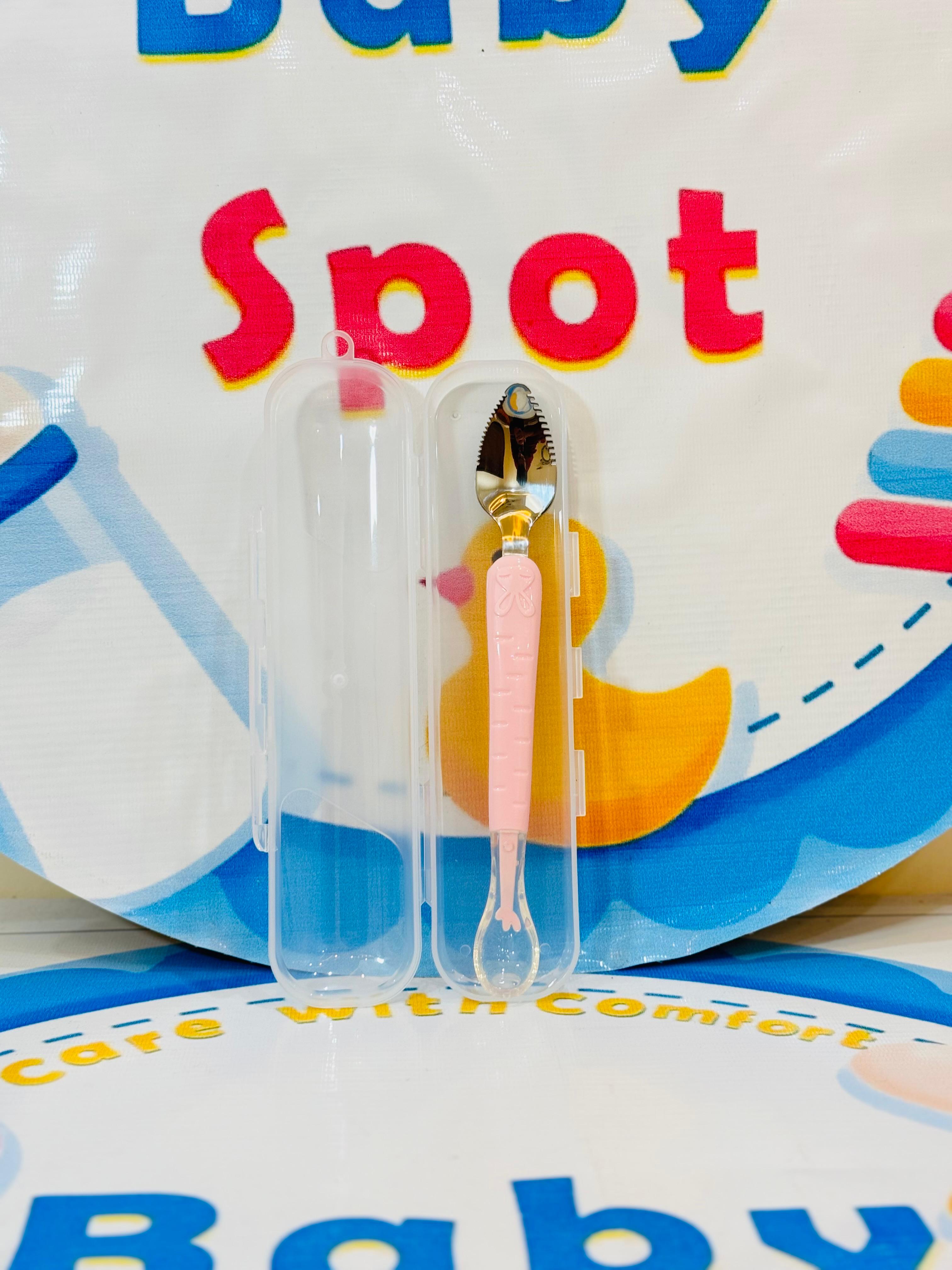 Baby 2-in-1 Masher with Silicon Spoon