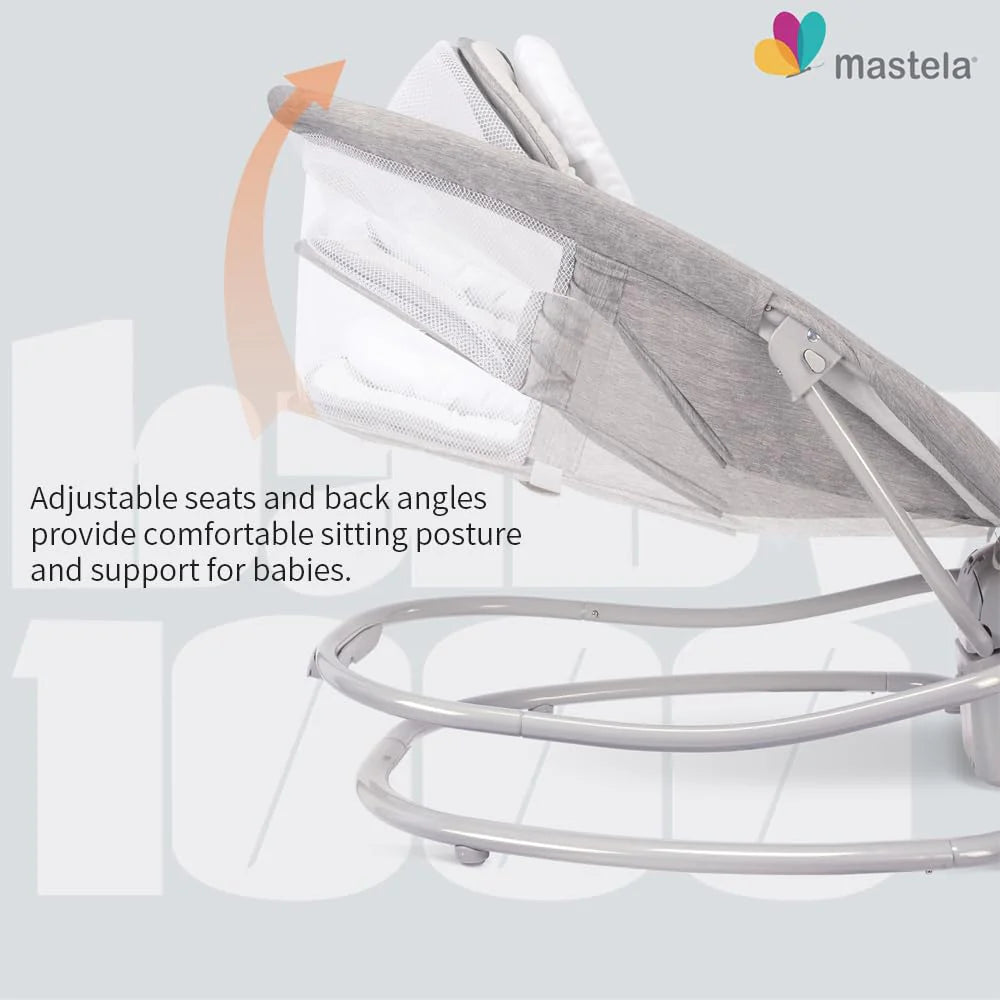 Mastela 4-in-1 Baby Swing for Infants with Dinner Plate