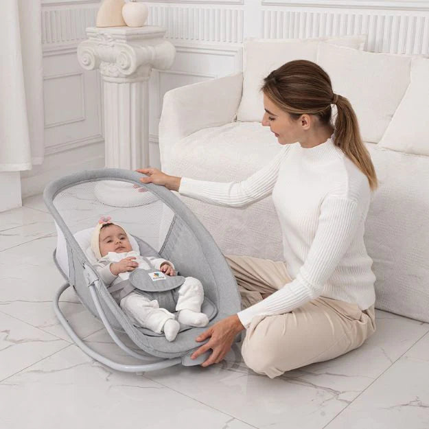 Mastela 4-in-1 Baby Swing for Infants with Dinner Plate
