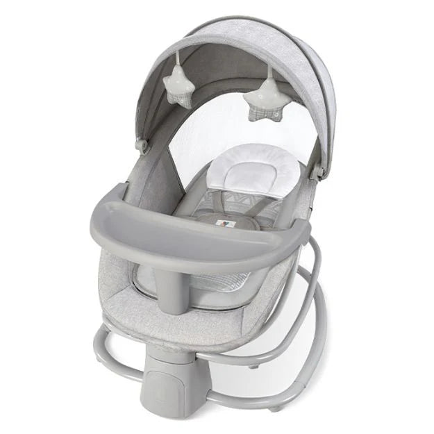 Mastela 4-in-1 Baby Swing for Infants with Dinner Plate