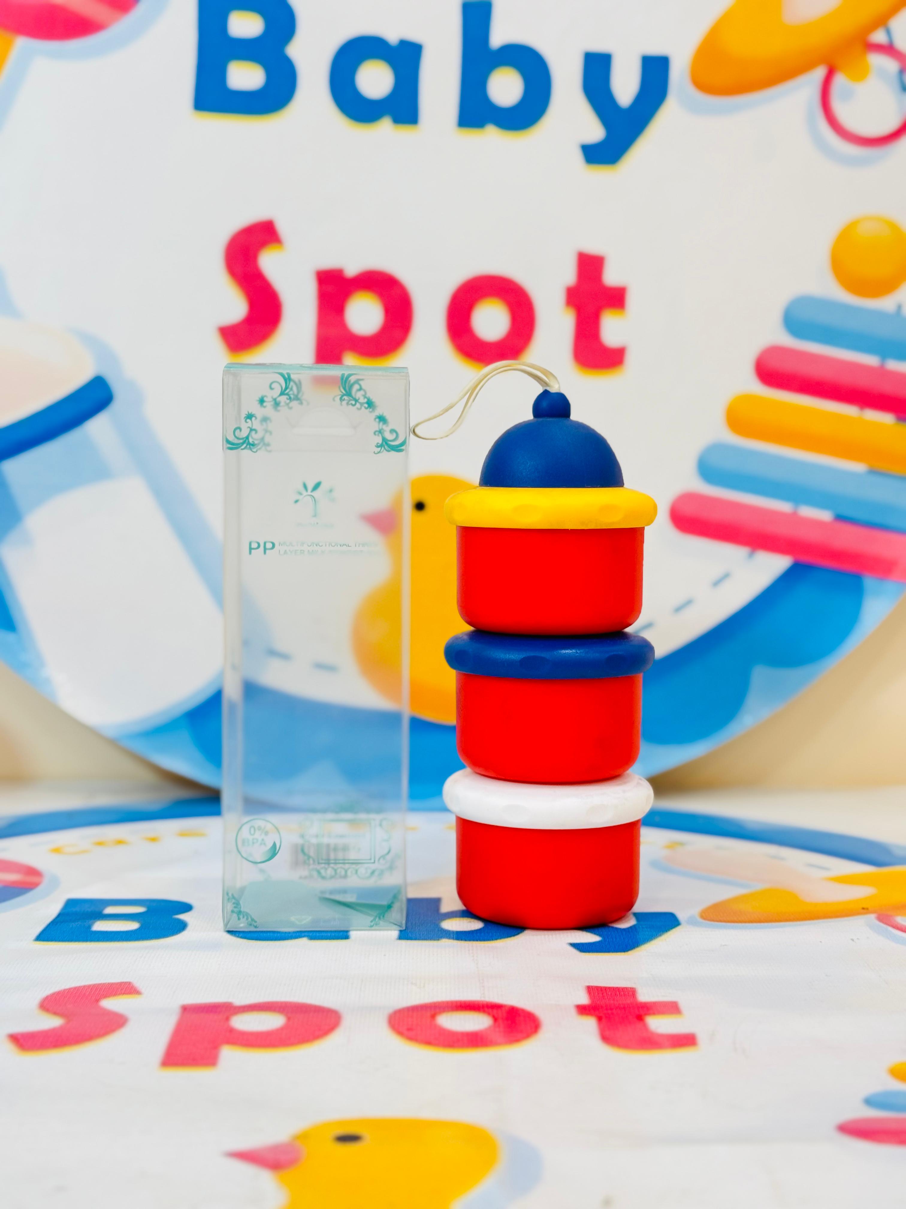 Convenient Baby 3-4 Layers Milk Powder/Cereal Containers
🍼 Say goodbye to messy feeding times with our Baby Milk Powder & Cereal Containers—perfect for organized and on-the-go parents!
Product Features:
✅ 3-4 Stackable Layers: Separate compartments for milk powder, cereal, or snacks.
✅ Compact & Portable: Easy to carry for travel and outings.
✅ BPA-Free Material: Safe for your baby’s health.
✅ Leak-Proof Design: Keeps contents fresh and secure.
✅ Multiple Colors Available: Choose your favorite!
De