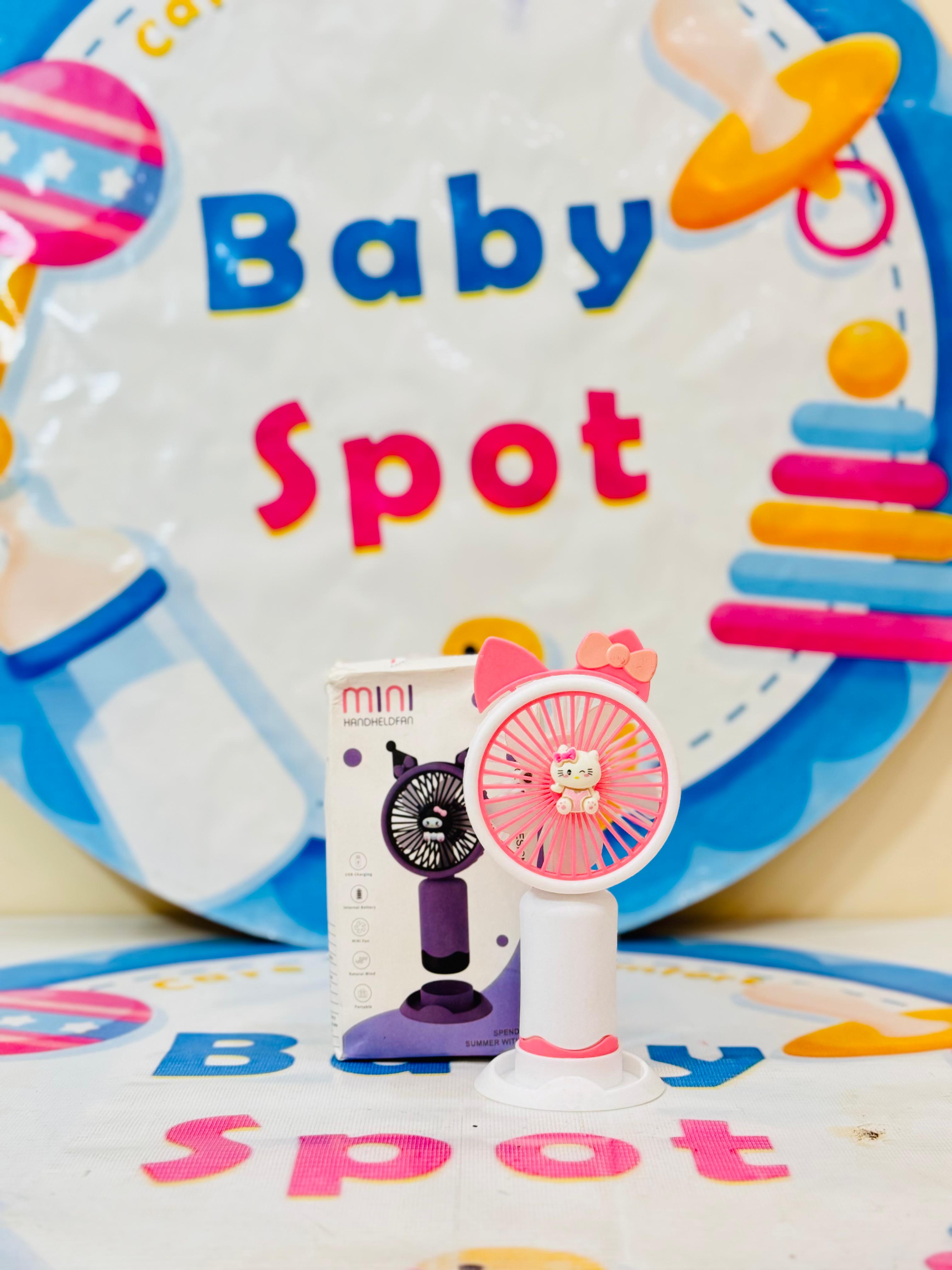 Imported Rechargeable Mini Electric Hand Fans
Cool Breeze On-The-Go!
Beat the heat with our cute and powerful mini electric fans, perfect for babies, moms & outdoor use – available in multiple fun designs & models!
Features:
Rechargeable & portable
Multiple stylish designs
Lightweight & baby-friendly
Ideal for strollers, diaper bags & travel
Perfect for:
Hot summer outings
Keeping your baby cool
Gifting & everyday use
Shop Now at: www.babyspotofficial.pk
Trusted Baby Store | Fast Delivery All O