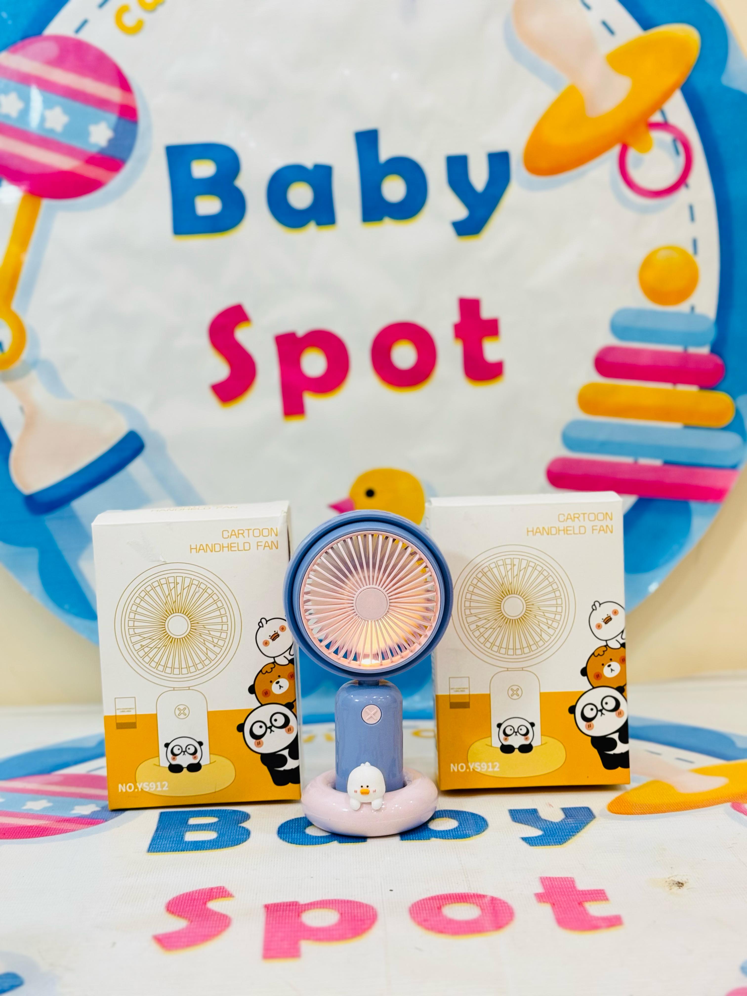 Imported Rechargeable Mini Electric Hand Fans
Cool Breeze On-The-Go!
Beat the heat with our cute and powerful mini electric fans, perfect for babies, moms & outdoor use – available in multiple fun designs & models!
Features:
Rechargeable & portable
Multiple stylish designs
Lightweight & baby-friendly
Ideal for strollers, diaper bags & travel
Perfect for:
Hot summer outings
Keeping your baby cool
Gifting & everyday use
Shop Now at: www.babyspotofficial.pk
Trusted Baby Store | Fast Delivery All O