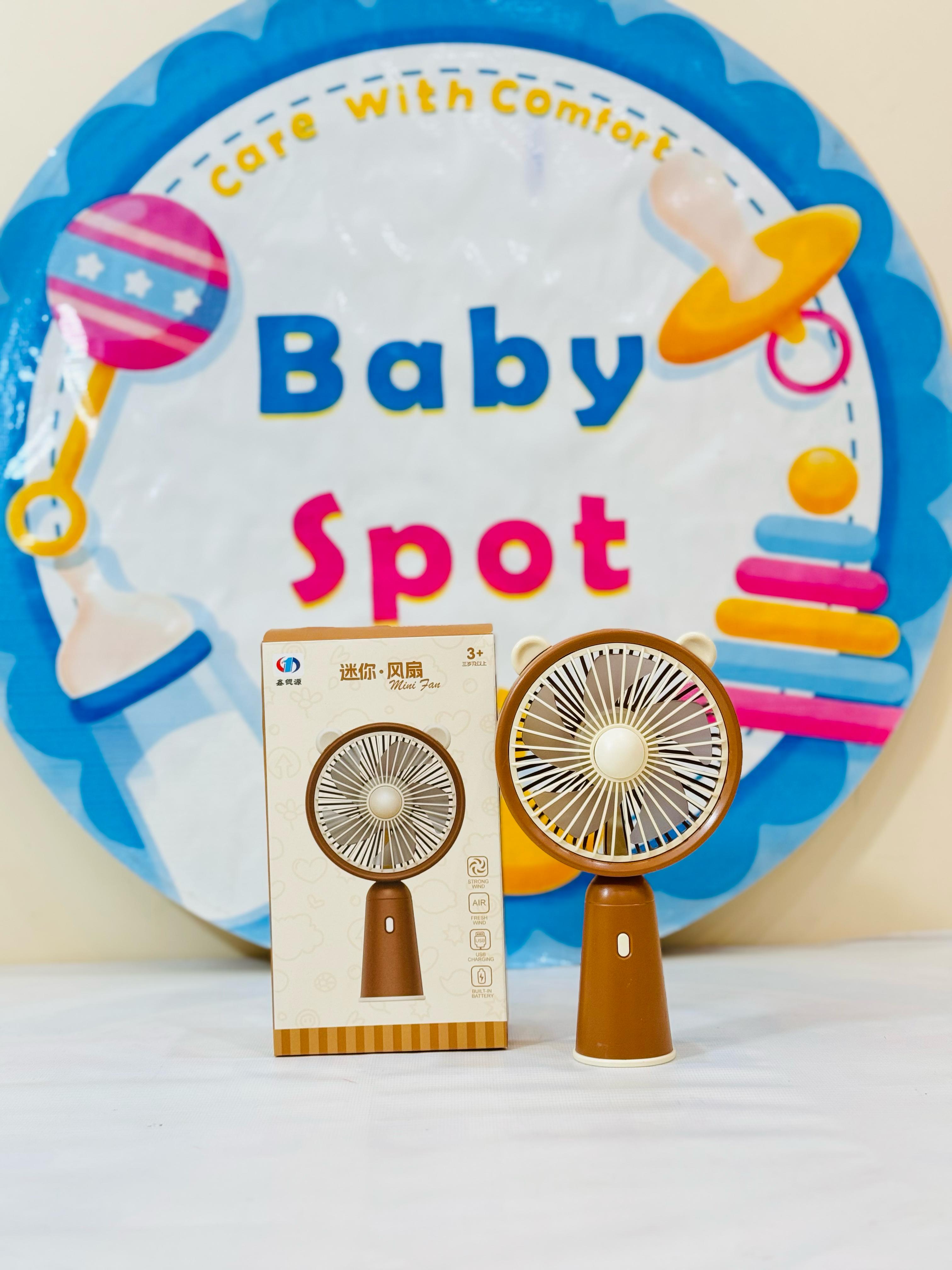 Imported Rechargeable Mini Electric Hand Fans
Cool Breeze On-The-Go!
Beat the heat with our cute and powerful mini electric fans, perfect for babies, moms & outdoor use – available in multiple fun designs & models!
Features:
Rechargeable & portable
Multiple stylish designs
Lightweight & baby-friendly
Ideal for strollers, diaper bags & travel
Perfect for:
Hot summer outings
Keeping your baby cool
Gifting & everyday use
Shop Now at: www.babyspotofficial.pk
Trusted Baby Store | Fast Delivery All O