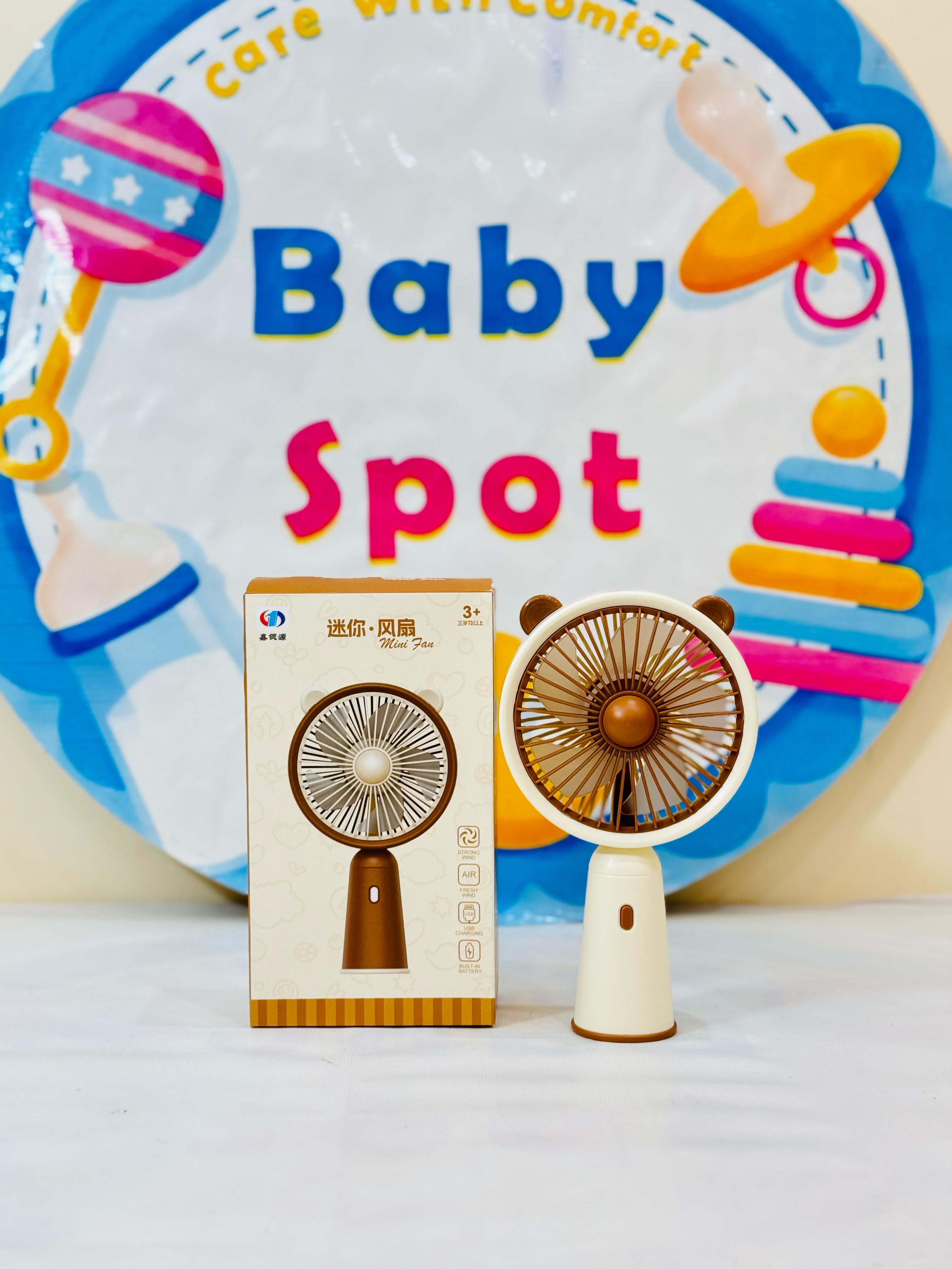 Imported Rechargeable Mini Electric Hand Fans
Cool Breeze On-The-Go!
Beat the heat with our cute and powerful mini electric fans, perfect for babies, moms & outdoor use – available in multiple fun designs & models!
Features:
Rechargeable & portable
Multiple stylish designs
Lightweight & baby-friendly
Ideal for strollers, diaper bags & travel
Perfect for:
Hot summer outings
Keeping your baby cool
Gifting & everyday use
Shop Now at: www.babyspotofficial.pk
Trusted Baby Store | Fast Delivery All O