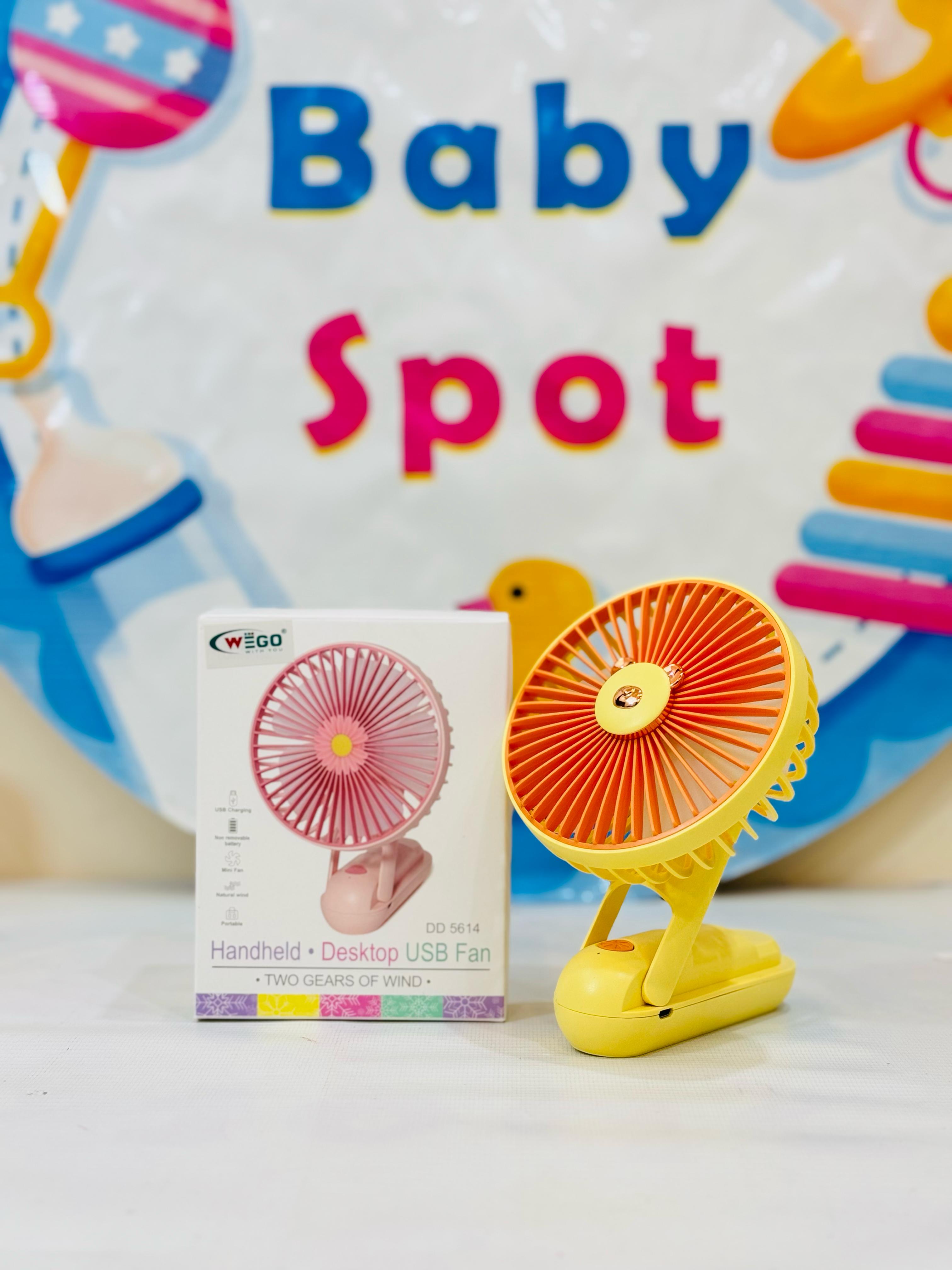 Mega Foldable rechargeable electric hand fans(with light)