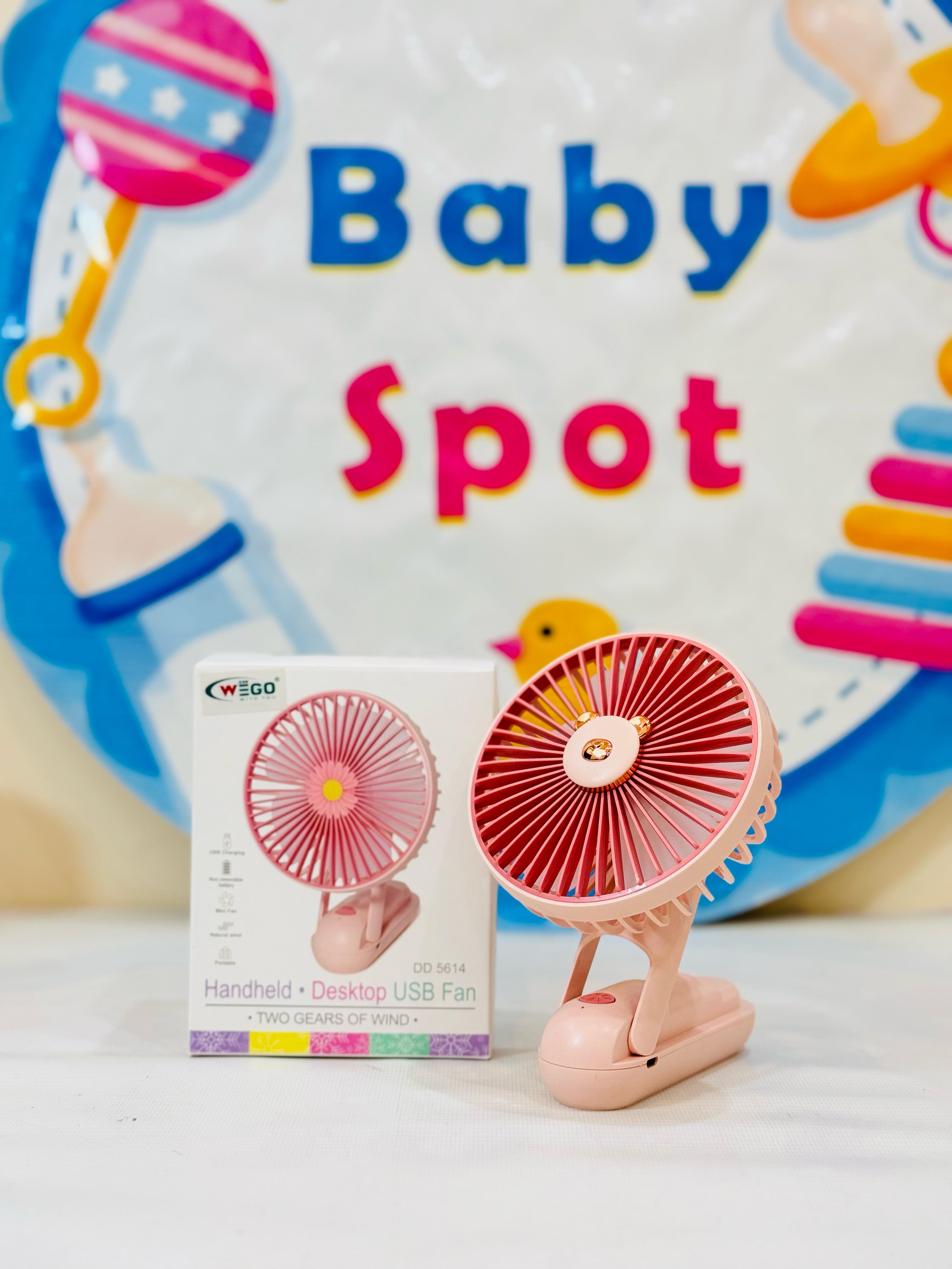 Mega Foldable rechargeable electric hand fans(with light)