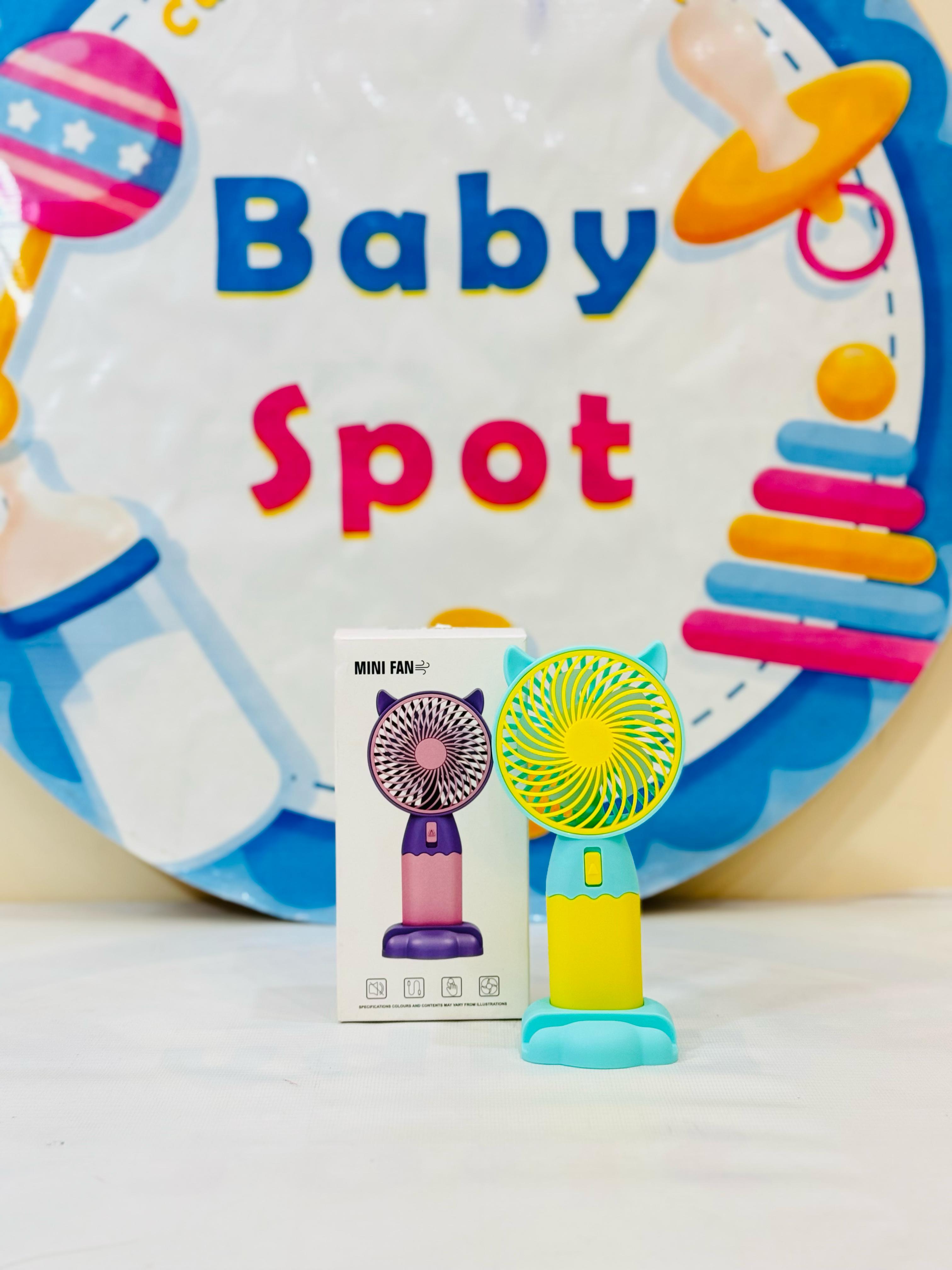 Imported Rechargeable Mini Electric Hand Fans
Cool Breeze On-The-Go!
Beat the heat with our cute and powerful mini electric fans, perfect for babies, moms & outdoor use – available in multiple fun designs & models!
Features:
Rechargeable & portable
Multiple stylish designs
Lightweight & baby-friendly
Ideal for strollers, diaper bags & travel
Perfect for:
Hot summer outings
Keeping your baby cool
Gifting & everyday use
Shop Now at: www.babyspotofficial.pk
Trusted Baby Store | Fast Delivery All O