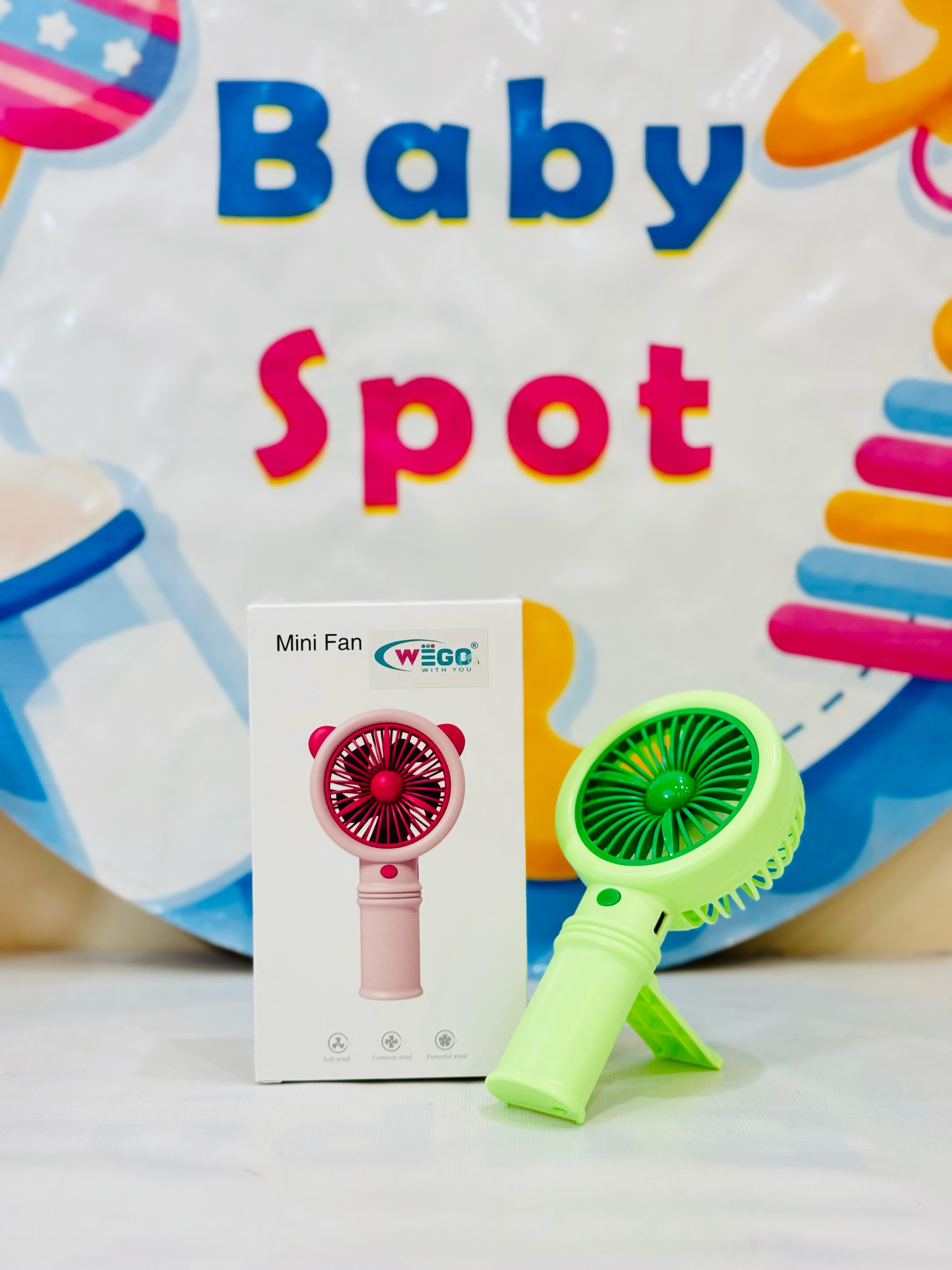 Imported Rechargeable Mini Electric Hand Fans
Cool Breeze On-The-Go!
Beat the heat with our cute and powerful mini electric fans, perfect for babies, moms & outdoor use – available in multiple fun designs & models!
Features:
Rechargeable & portable
Multiple stylish designs
Lightweight & baby-friendly
Ideal for strollers, diaper bags & travel
Perfect for:
Hot summer outings
Keeping your baby cool
Gifting & everyday use
Shop Now at: www.babyspotofficial.pk
Trusted Baby Store | Fast Delivery All O