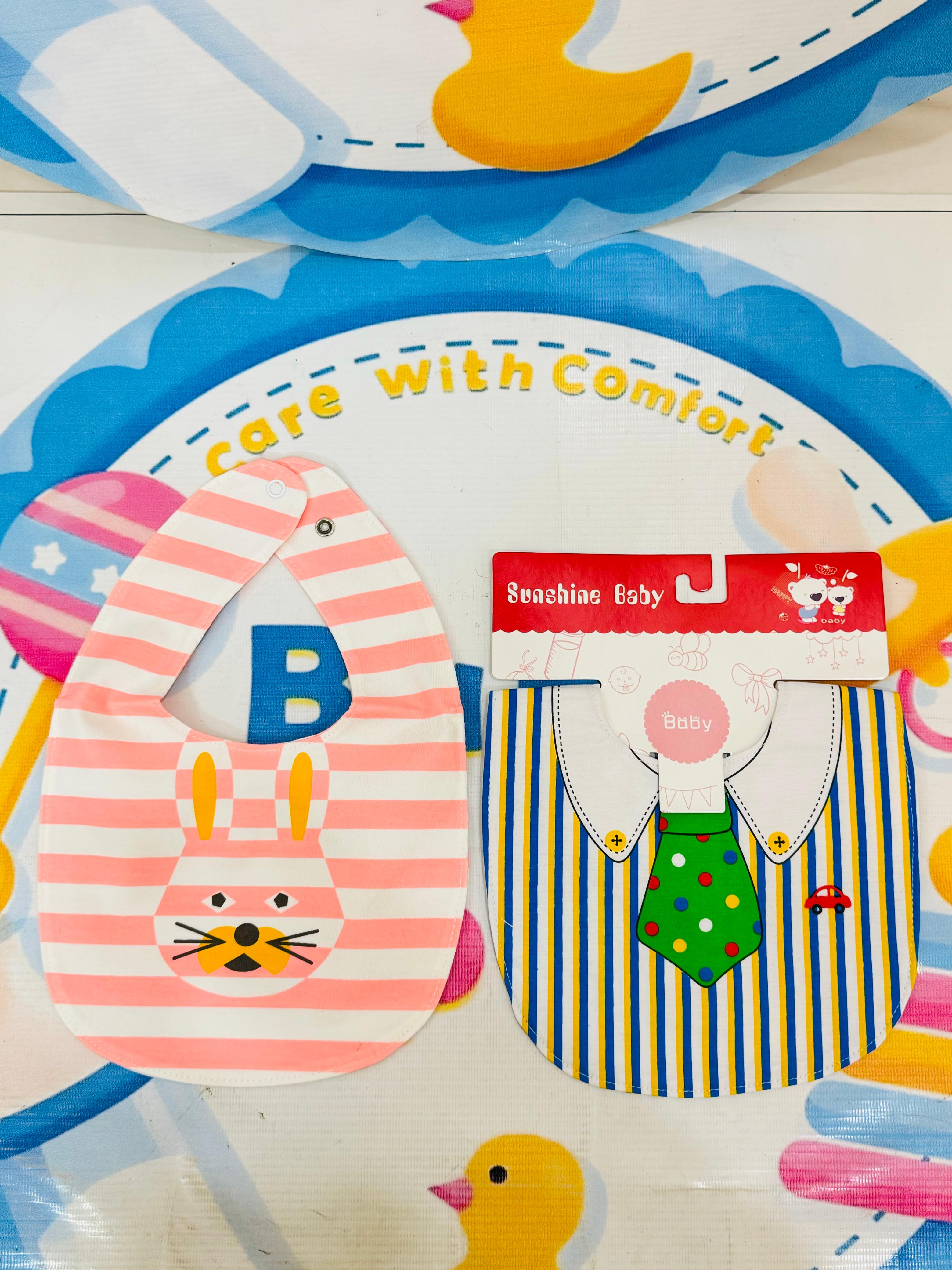 ✨ Fancy Double-Sided Waterproof Baby Bibs – Stylish, Practical, and Mess-Free! 👶
🔹 Product Type: Double-sided waterproof baby bibs
🔹 Design: Reversible with two unique patterns, giving versatility and style
🔹 Material: High-quality, baby-friendly, and waterproof fabric for comfort and cleanliness
🔹 Target Audience: Newborns and babies in their feeding phase (0+ months)
🔹 Key Features:
Double-Sided Usage: Two designs in one bib for maximum value
Waterproof: Prevents spills and stains from soaking th