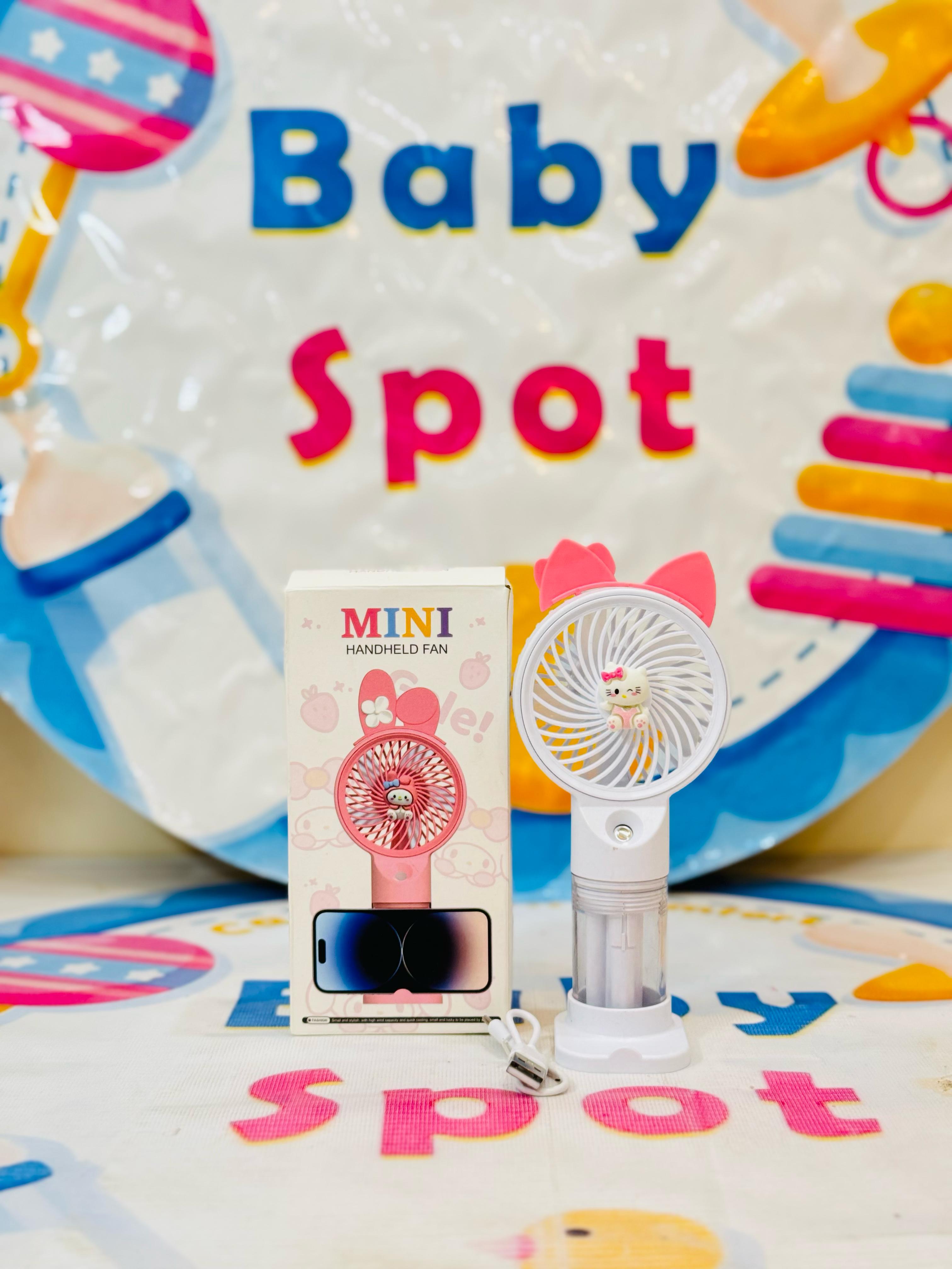 Imported Rechargeable Mini Electric Hand Fans
Cool Breeze On-The-Go!
Beat the heat with our cute and powerful mini electric fans, perfect for babies, moms & outdoor use – available in multiple fun designs & models!
Features:
Rechargeable & portable
Multiple stylish designs
Lightweight & baby-friendly
Ideal for strollers, diaper bags & travel
Perfect for:
Hot summer outings
Keeping your baby cool
Gifting & everyday use
Shop Now at: www.babyspotofficial.pk
Trusted Baby Store | Fast Delivery All O