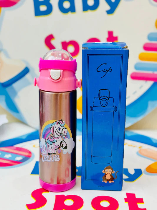 Unicorn Theme hot and cool steel sipper