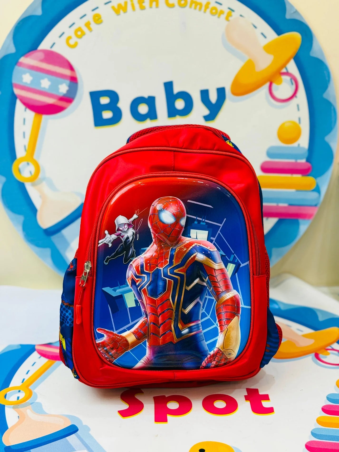 14 inches Spiderman imported school bag for playgroup/ nursery