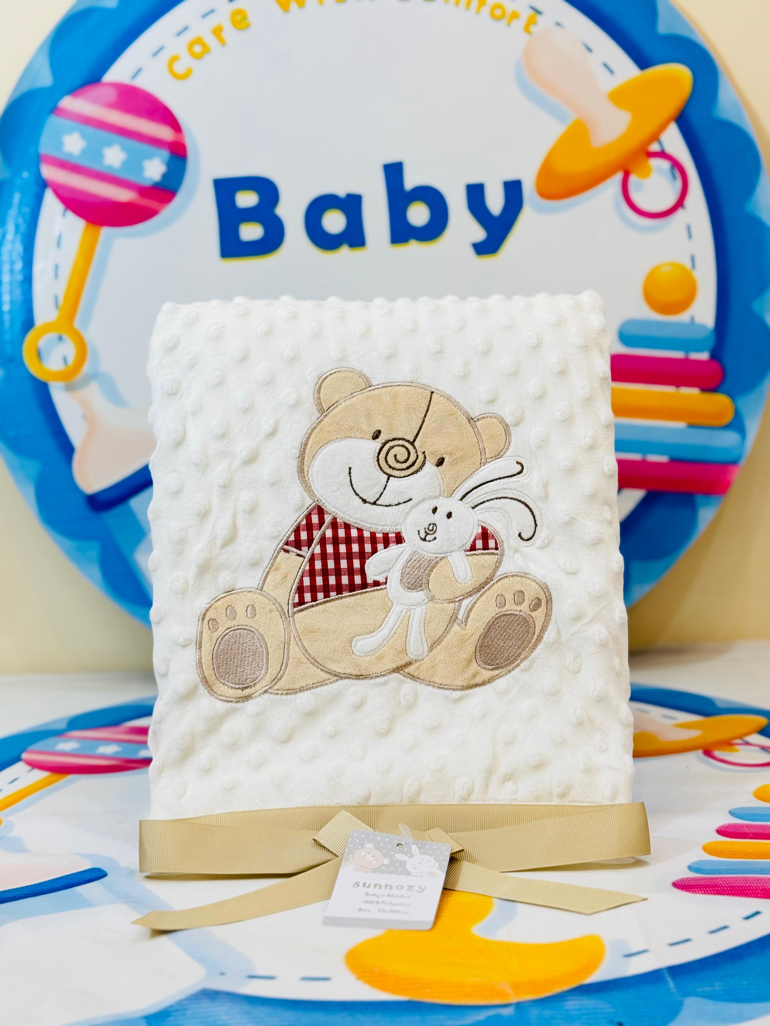Sunnozy Branded Baby Blanket Shawls/AC Blankets – Premium Collection
Product Features:
🛏️ Premium Quality Material: Super soft and gentle on your baby’s sensitive skin, ensuring maximum comfort.
📏 Size: 75 x 110 cm – perfectly sized for swaddling, crib, stroller, or travel.
🌟 Versatile Usage: Ideal as an AC blanket, swaddling shawl, or cozy wrap for all seasons.
🎨 Elegant Designs: Beautifully crafted to add a touch of style to your baby’s essentials.
🧼 Easy Care: Machine washable and durable for