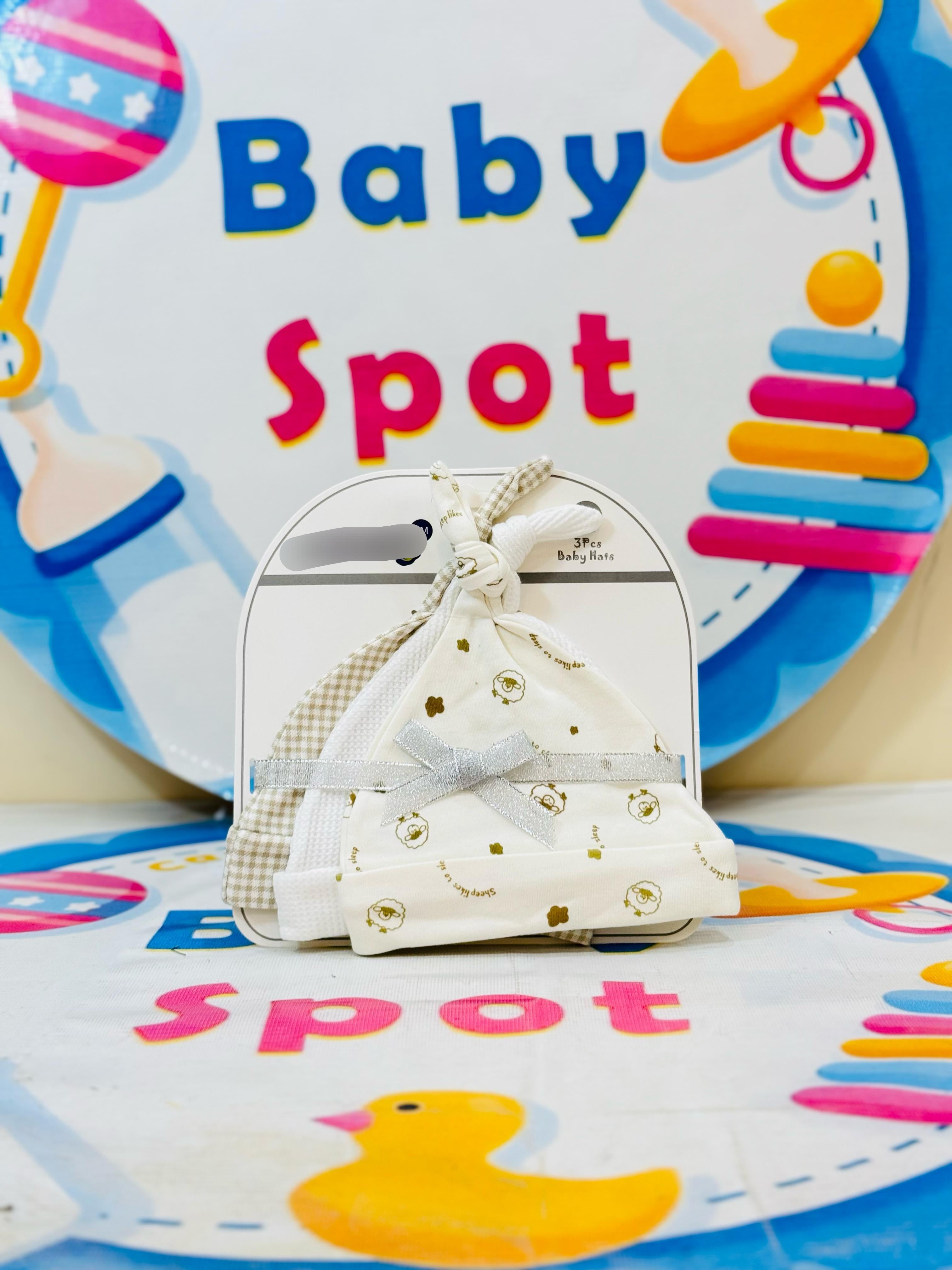 ๐ถ Premium Branded Baby Knotted Caps โ Pack of 3! ๐
Keep your newborn cozy and stylish with our premium range branded baby knotted caps collection. Perfect for delicate little heads, these caps combine comfort and charm.
Product Details:
๐ธ Pack of 3 Knotted Caps โ Stylish designs in one bundle for everyday wear.
๐ธ Soft & Gentle Fabric โ Made from premium, baby-friendly material for ultimate comfort.
๐ธ Adjustable Knotted Style โ Easy to adjust for a snug and secure fit.
๐ธ Adorable Designs โ Cute and