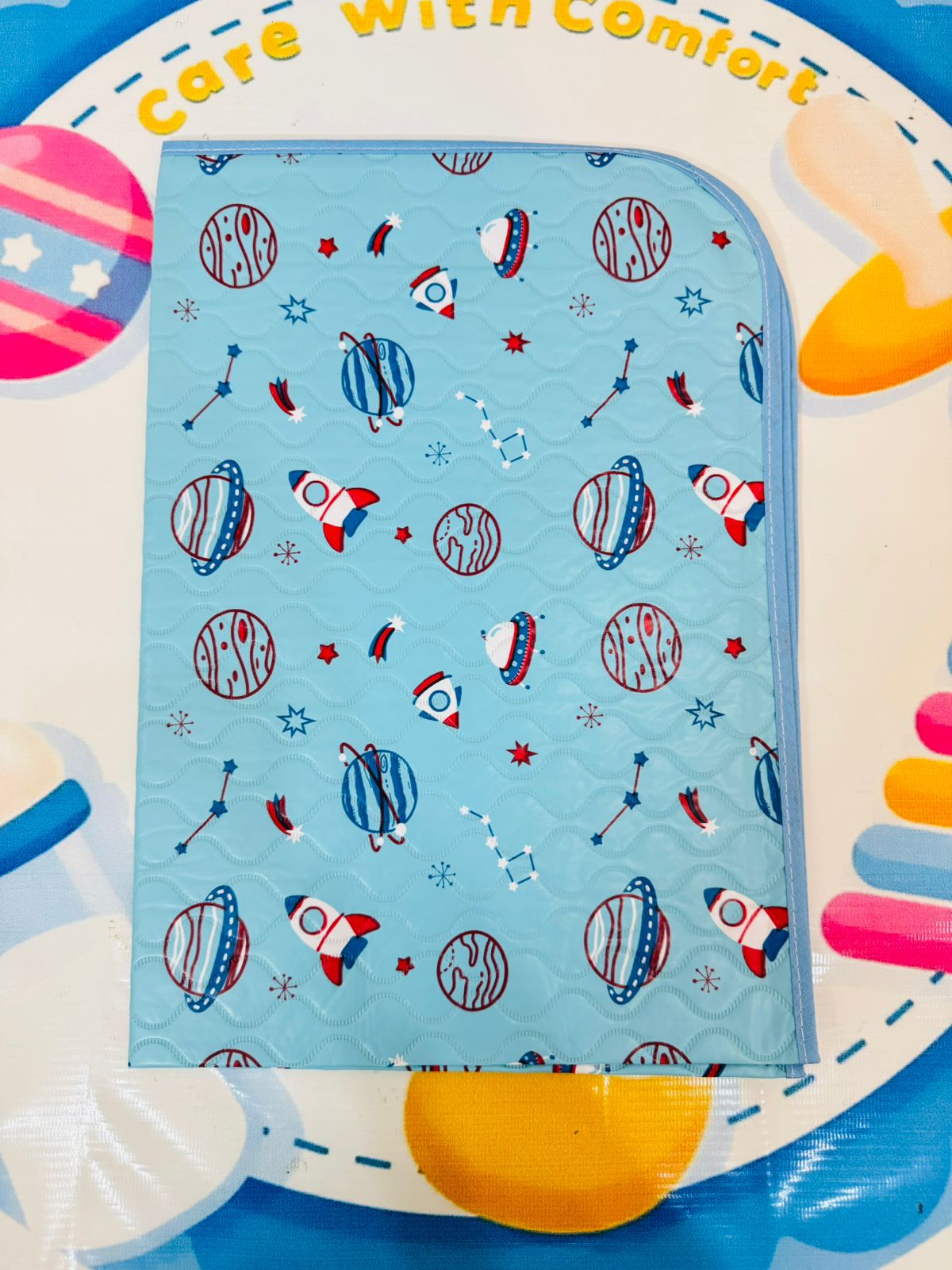 🌟 Original Imported Baby Diaper Changing Sheets 🌟
💧 Waterproof & Washable: Keeps your baby clean and comfy during diaper changes
✅ Quality Guaranteed: Durable, soft, and perfect for everyday use
✨ Hygienic & Convenient: Easy to clean and ideal for both home and travel
📦 Delivery Time: 2-5 days
🛒 Order Now:
WhatsApp: 03117399001
DM us
Visit our website: babyspotofficial.pk
🌈 Shop premium baby essentials for your little one today!