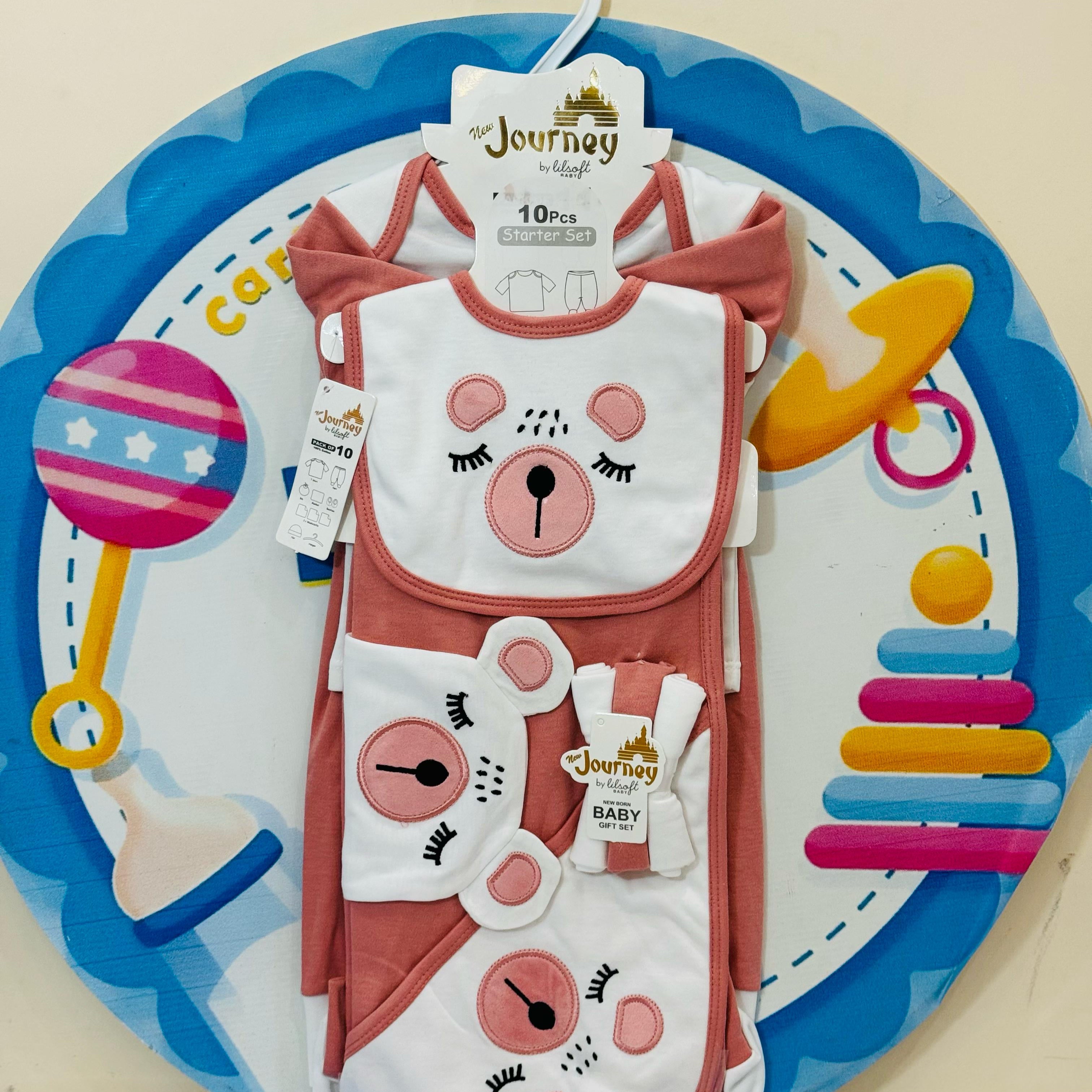 💙 Premium Baby 10 Pcs Starter Set – Complete First Day Essential! 💙👶

Welcome your newborn with style and comfort! Our 10 pcs premium baby starter set is designed for delicate newborn skin and packed with all the essentials new parents need