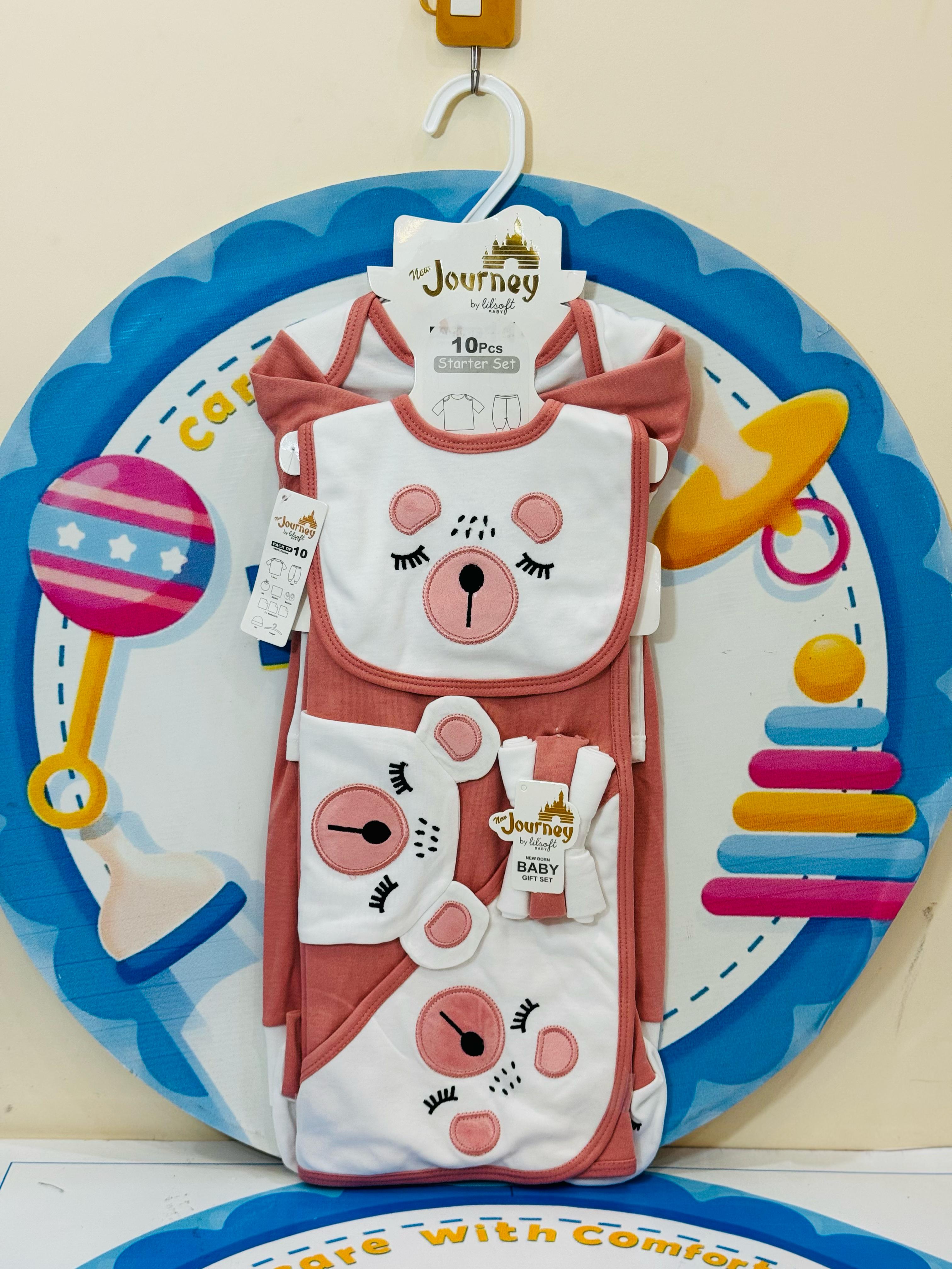 💙 Premium Baby 10 Pcs Starter Set – Complete First Day Essential! 💙👶

Welcome your newborn with style and comfort! Our 10 pcs premium baby starter set is designed for delicate newborn skin and packed with all the essentials new parents need