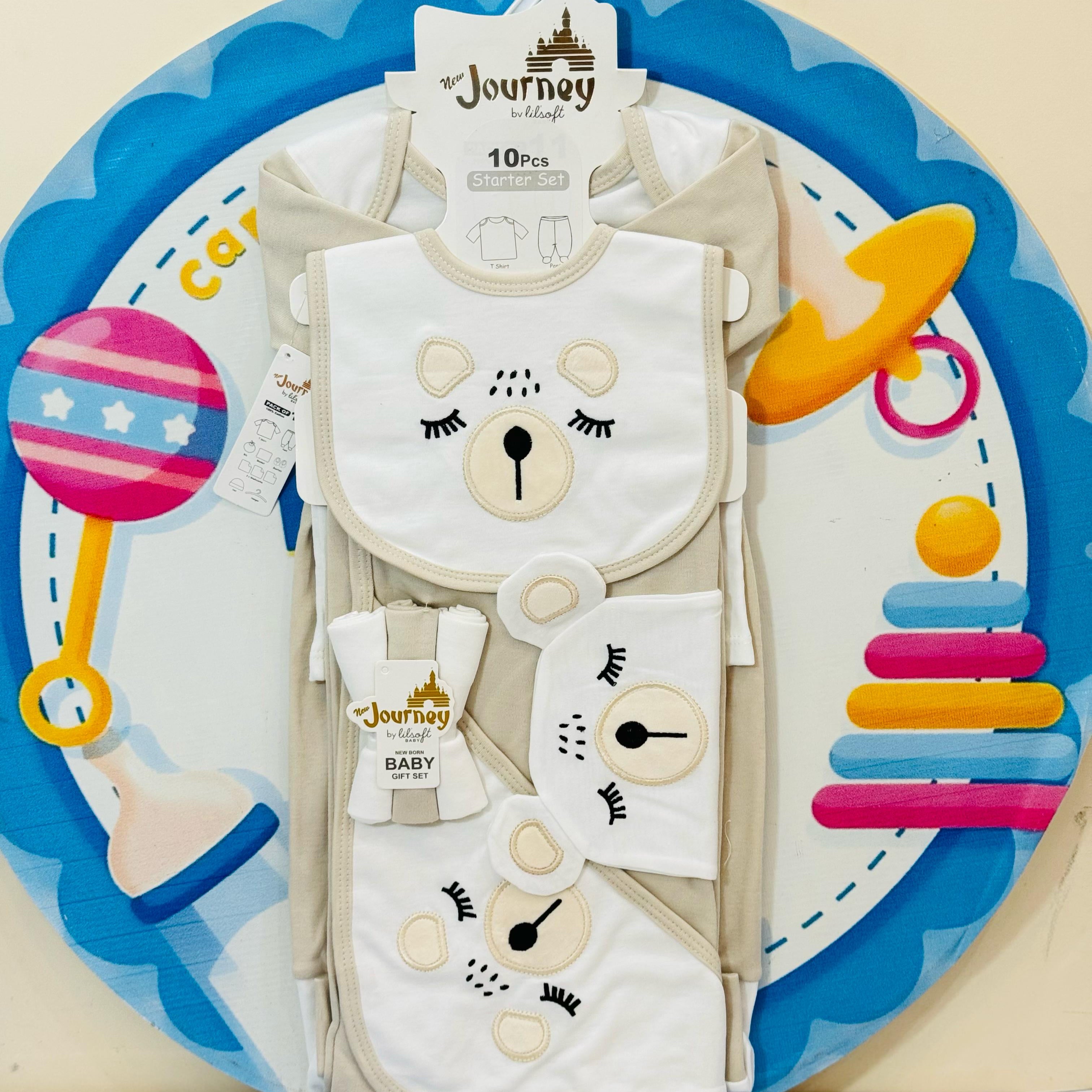 💙 Premium Baby 10 Pcs Starter Set – Complete First Day Essential! 💙👶

Welcome your newborn with style and comfort! Our 10 pcs premium baby starter set is designed for delicate newborn skin and packed with all the essentials new parents need