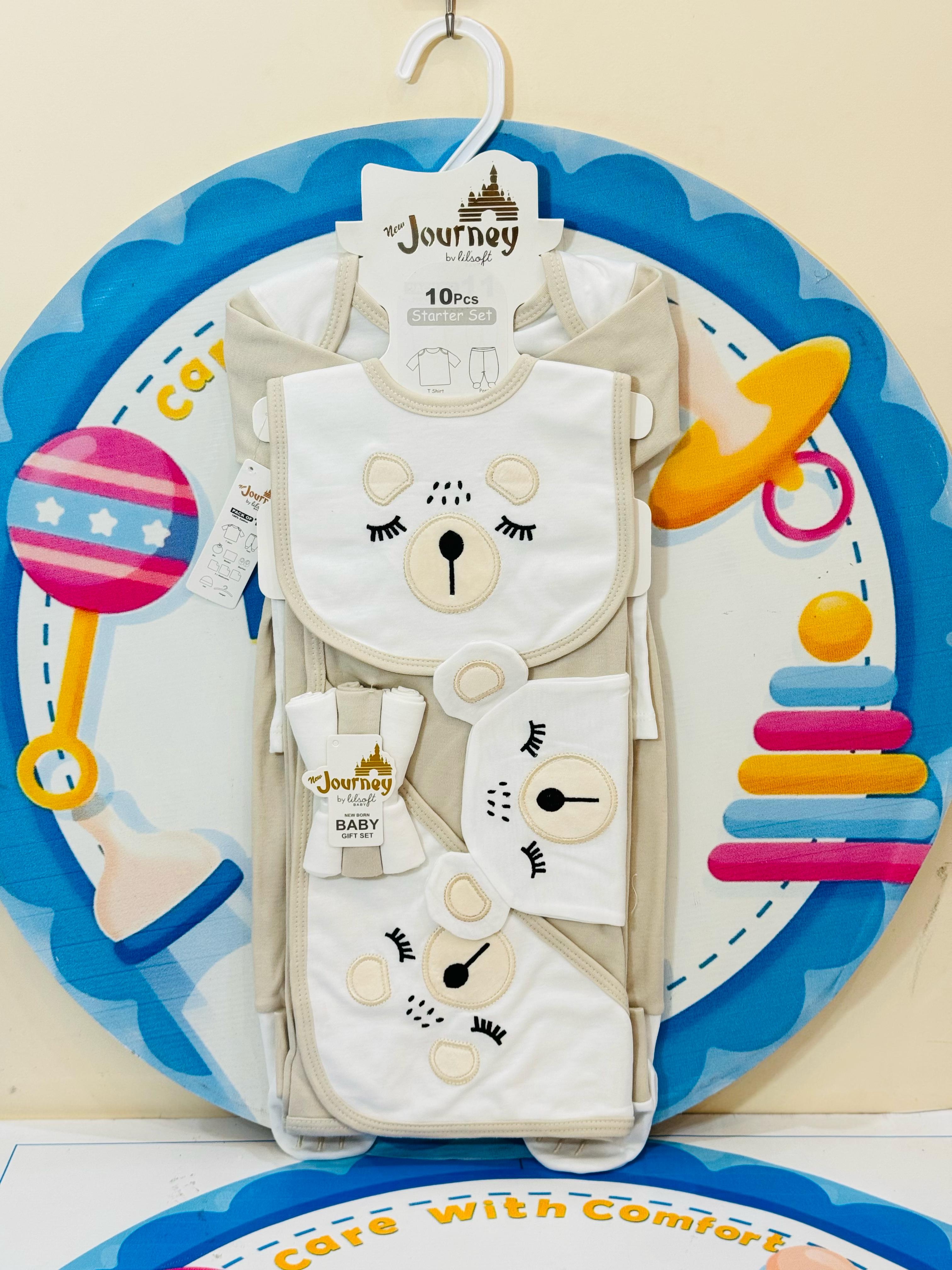 💙 Premium Baby 10 Pcs Starter Set – Complete First Day Essential! 💙👶

Welcome your newborn with style and comfort! Our 10 pcs premium baby starter set is designed for delicate newborn skin and packed with all the essentials new parents need