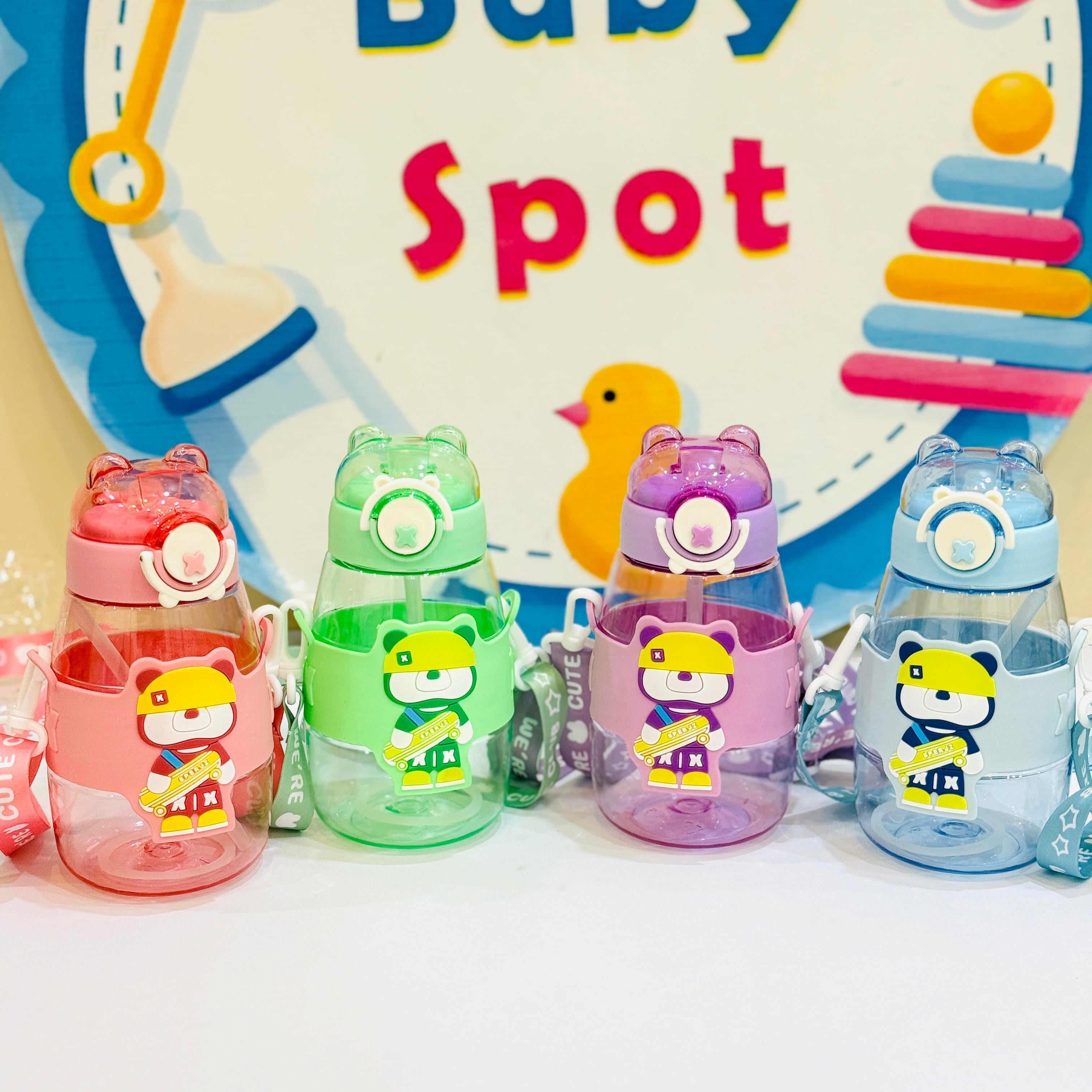 Straw Sipper Bottles – Bear Edition