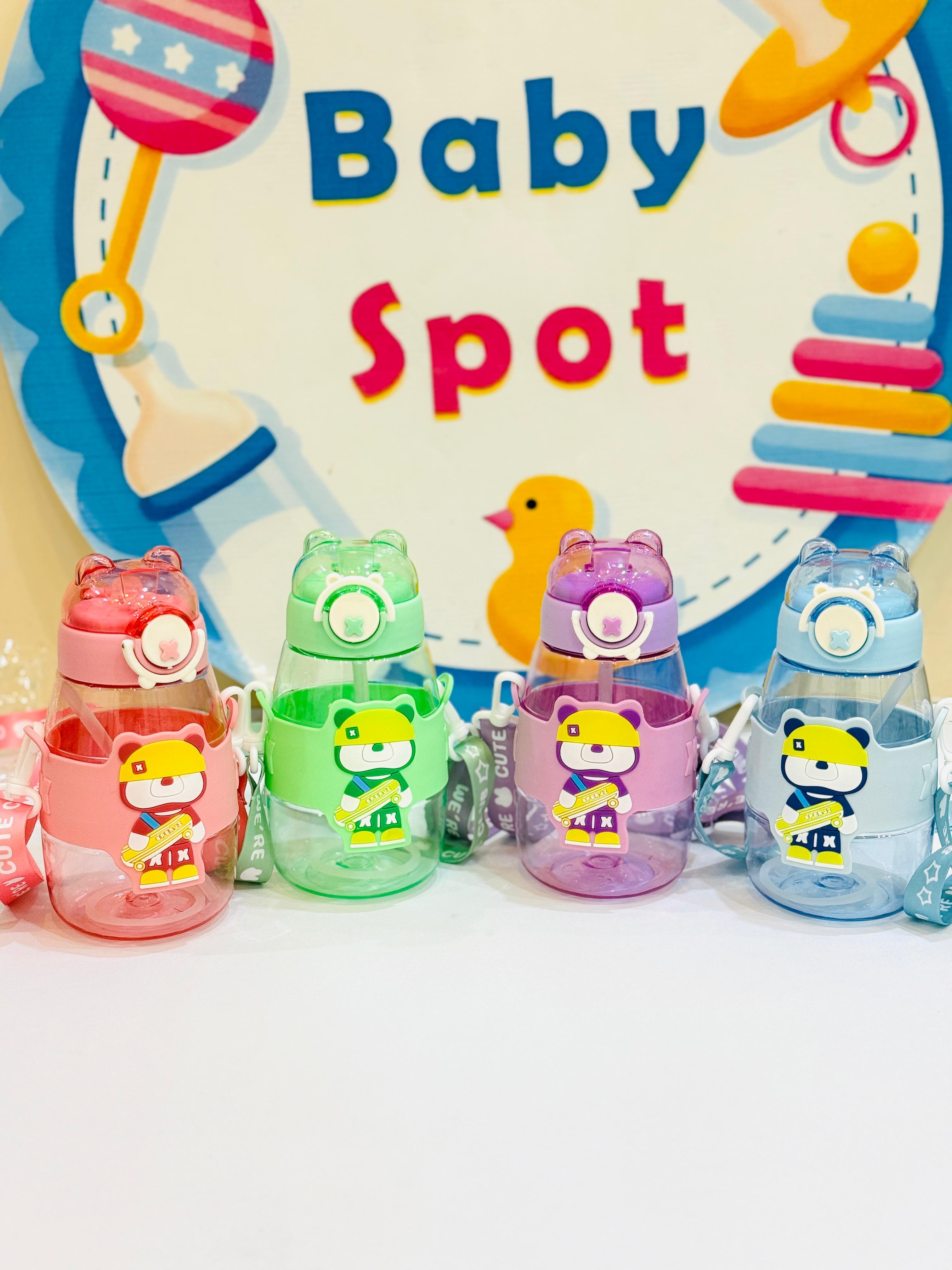 Straw Sipper Bottles – Bear Edition