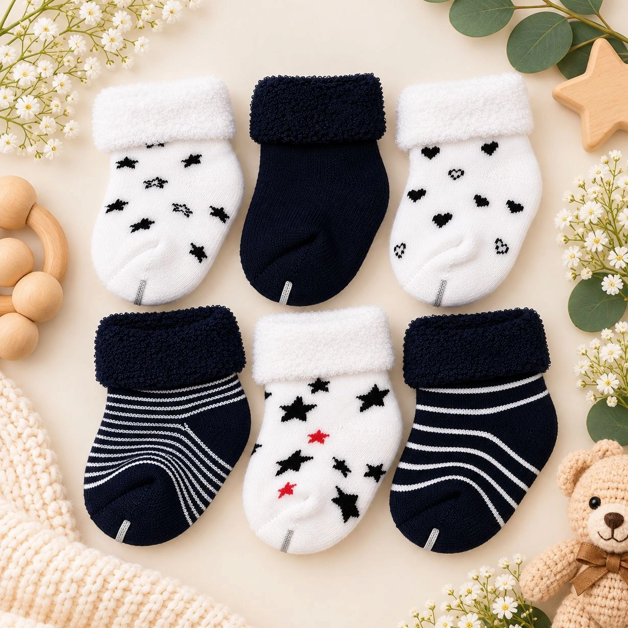 Imported 6-in-1 Socks Pack