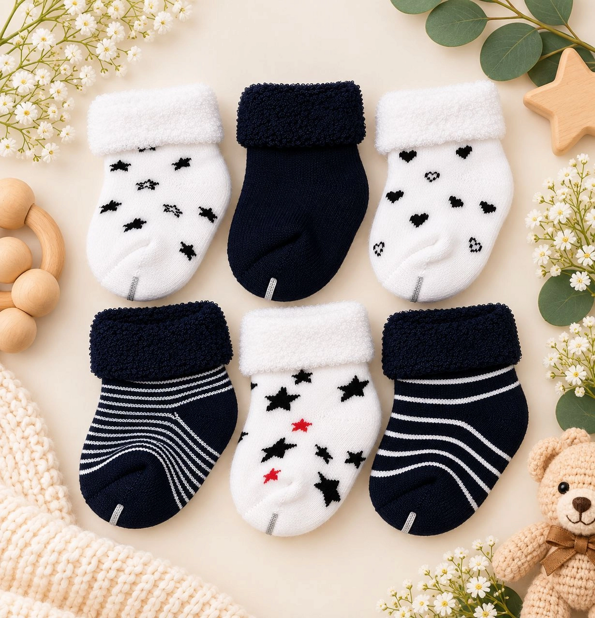 Imported 6-in-1 Socks Pack