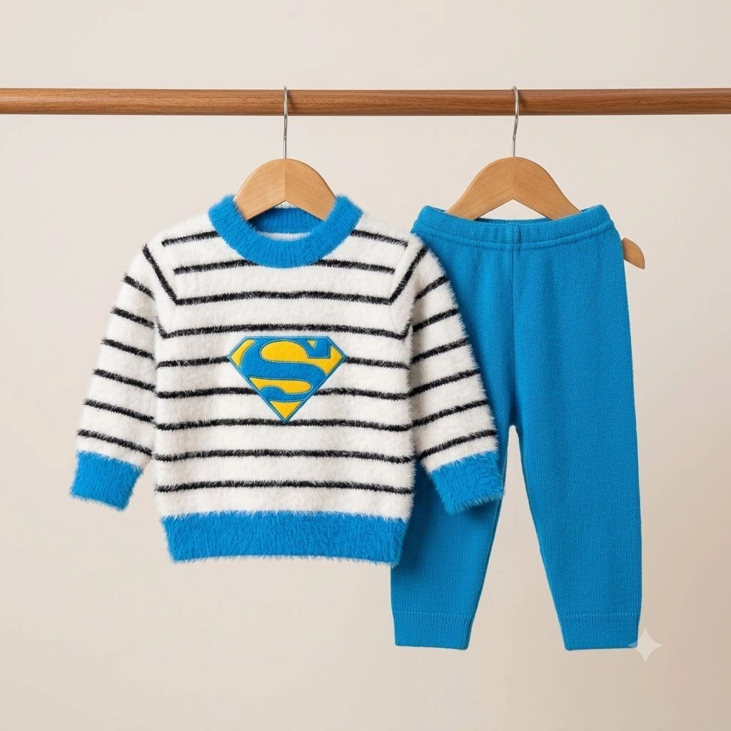 Baby Woolen Pajama Suits – Winter Collection ❄️