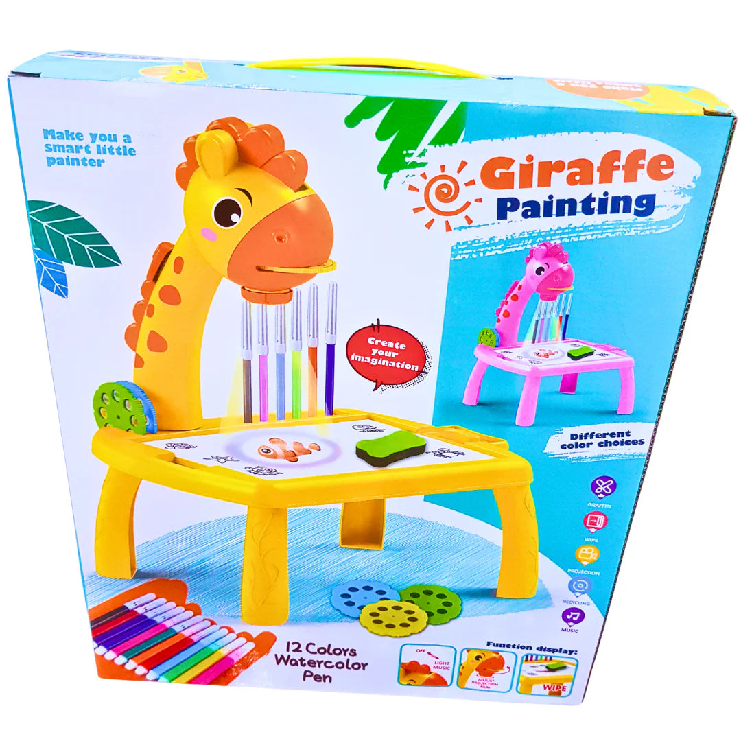 Giraffe Painting Table!