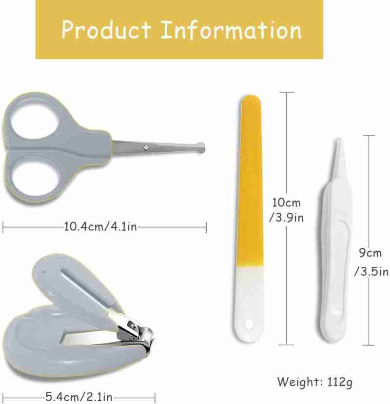 4 PCS Manicure Kit Collection for Babies ✨👶