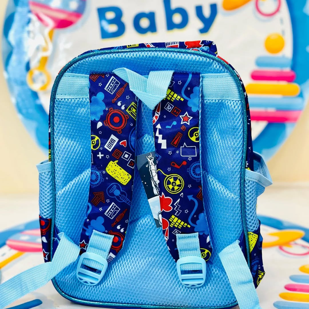 3D Space School Bag Lightweight Backpack 12-13 Inch