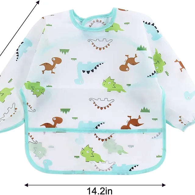 Full-Sleeve Apron Baby Bibs