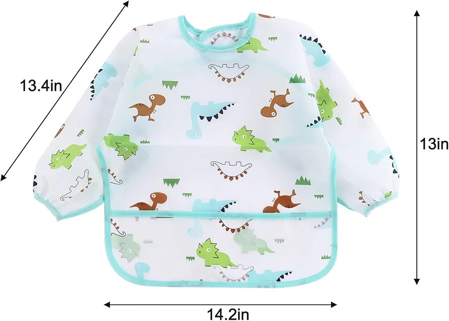 Full-Sleeve Apron Baby Bibs
