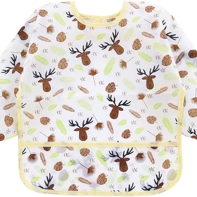 Full-Sleeve Apron Baby Bibs