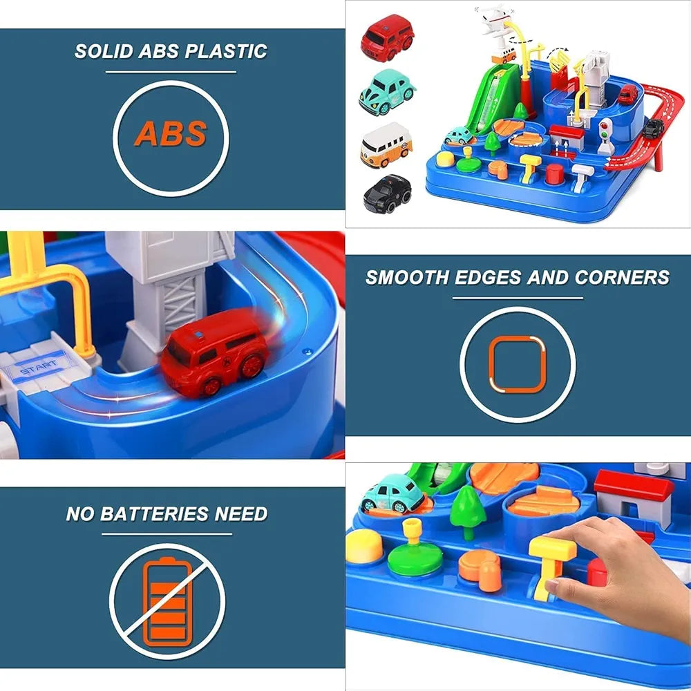 GoldiMec Race Tracks for Boys Adventure