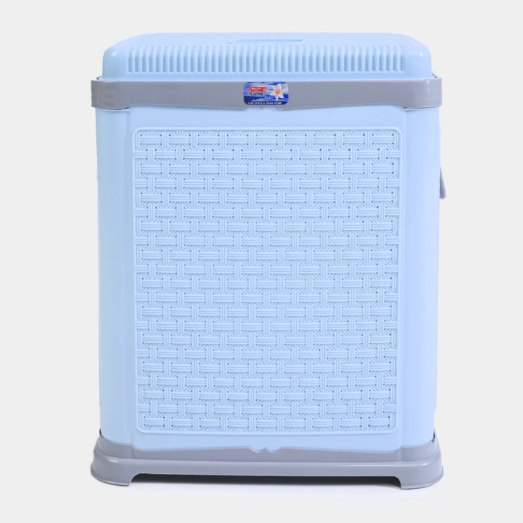 Durable Plastic Laundry Basket | Green