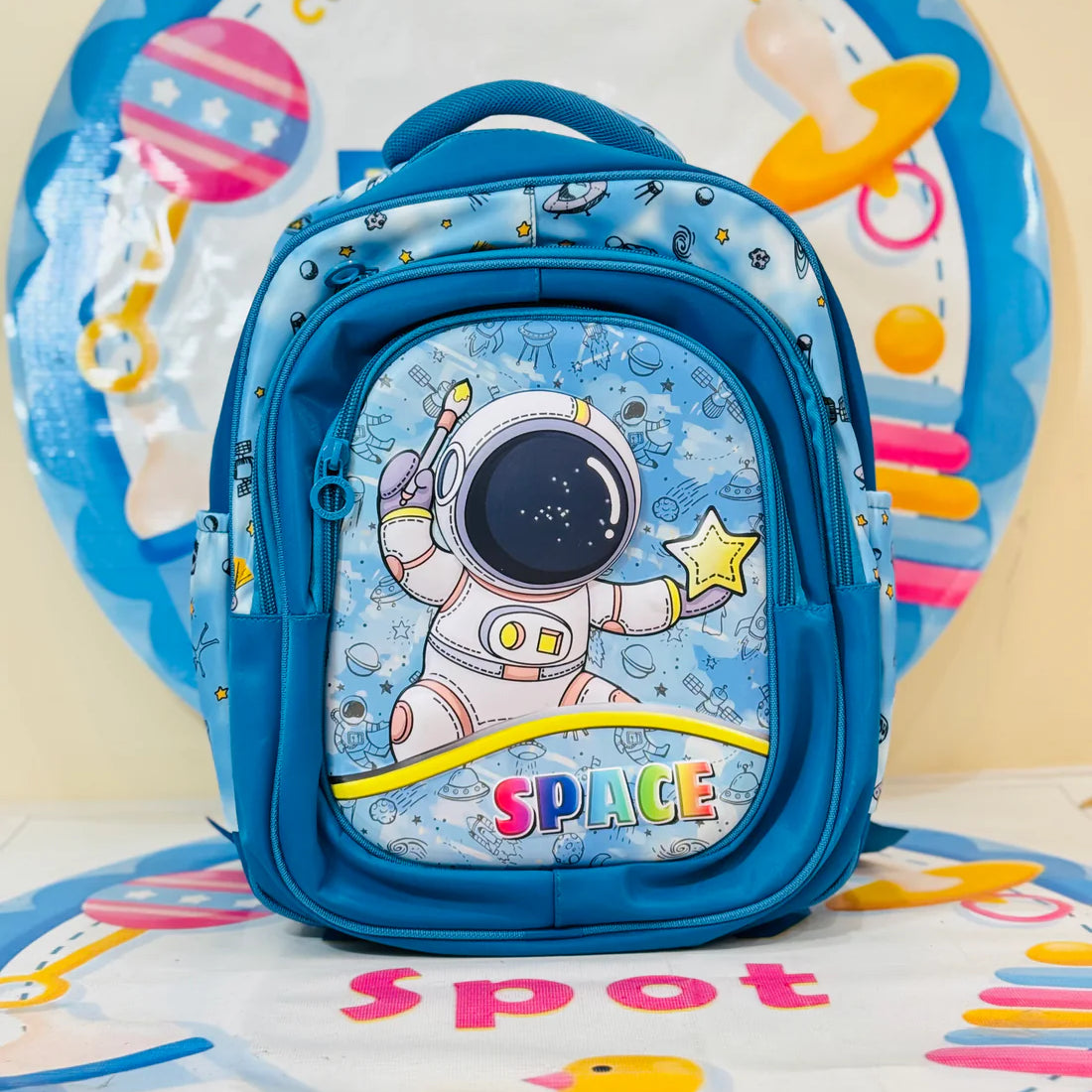 3D Space School Bag Lightweight Backpack 15-16 Inch