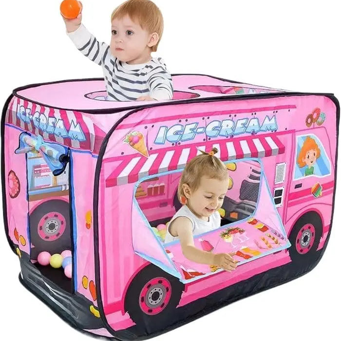 Looking for some exciting Tent House For Kids. We have got the best tent house collection for kids. Order this amazing Foldable Bus Tent House For Kids.

Size:44x30x28″
50 Free Soft Balls
Fun to Play Hide and Seek with Baby Tent
Great Gift for your baby
Simple, Supported with Steel Structure
