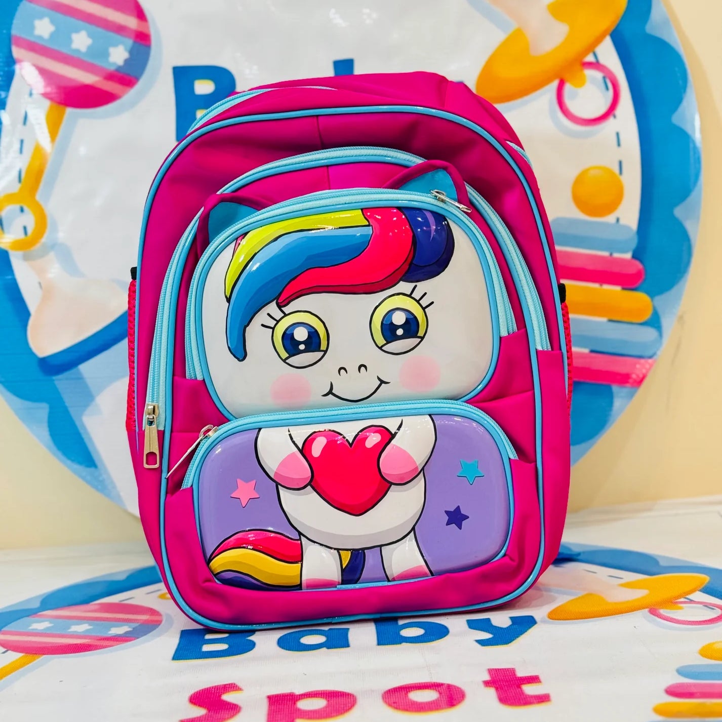 Cute Doll-Themed School Bag – Sparkle Into Adventure! 🎀🎒