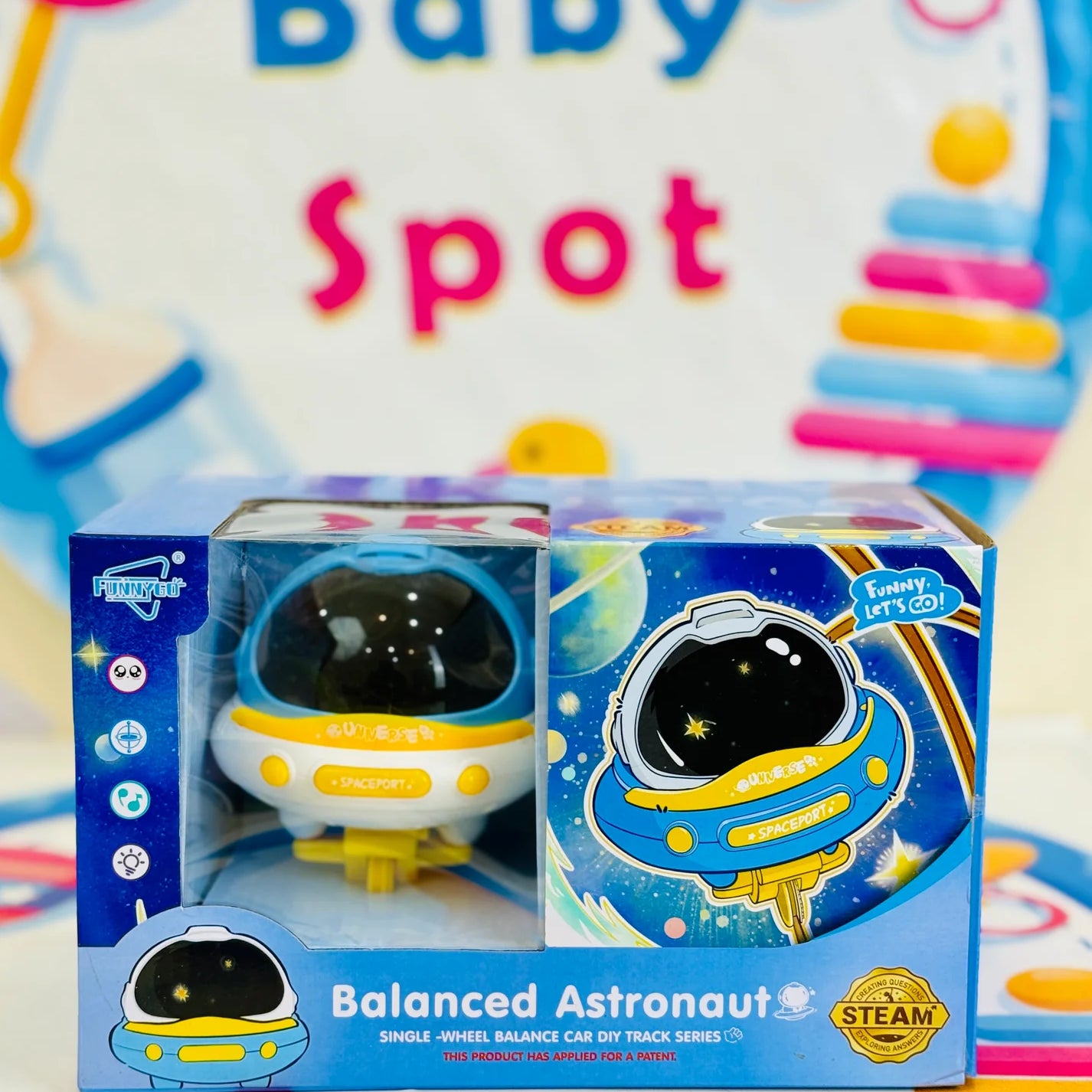 DIY Single Wheel Astronaut Balance Car with Light and Sound