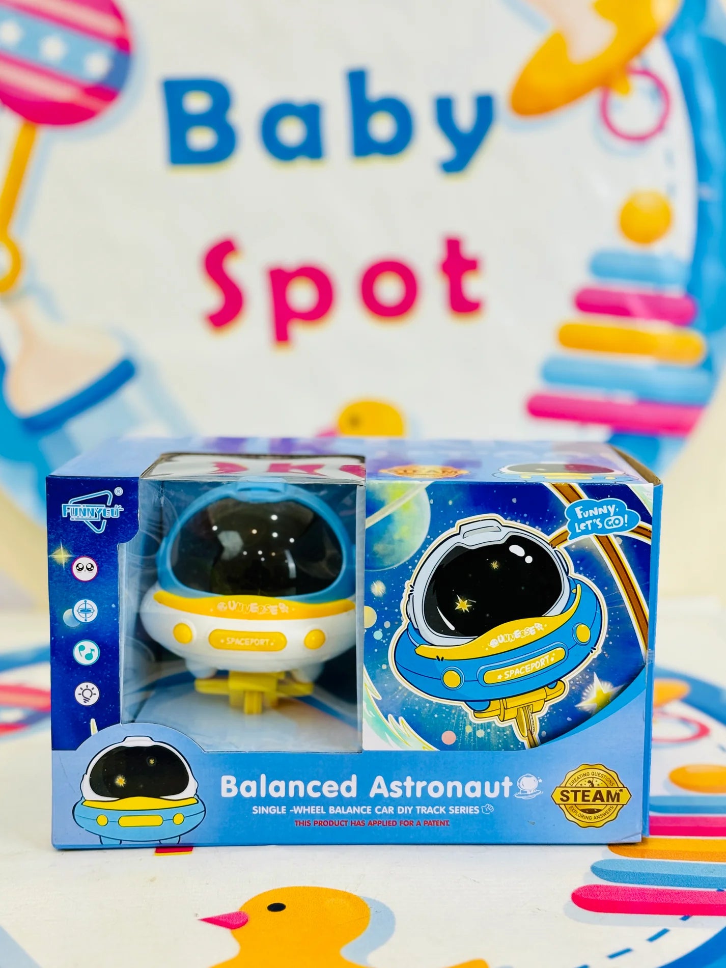 DIY Single Wheel Astronaut Balance Car with Light and Sound